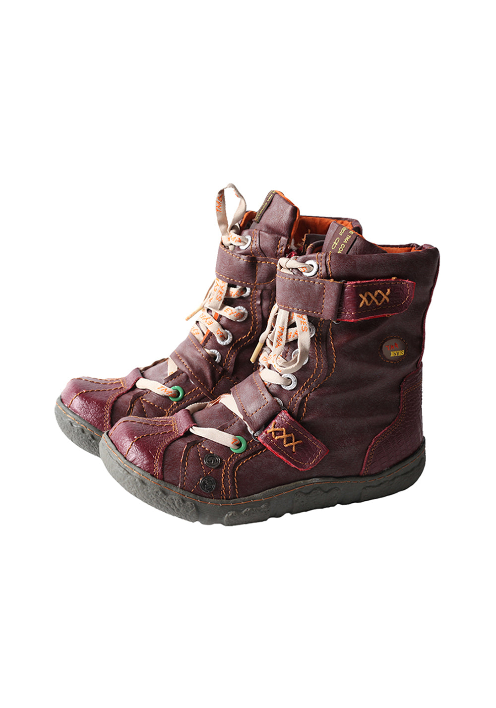 Fleece-Lined Hand-Stitched Mid-Calf Boots - Skipkicks