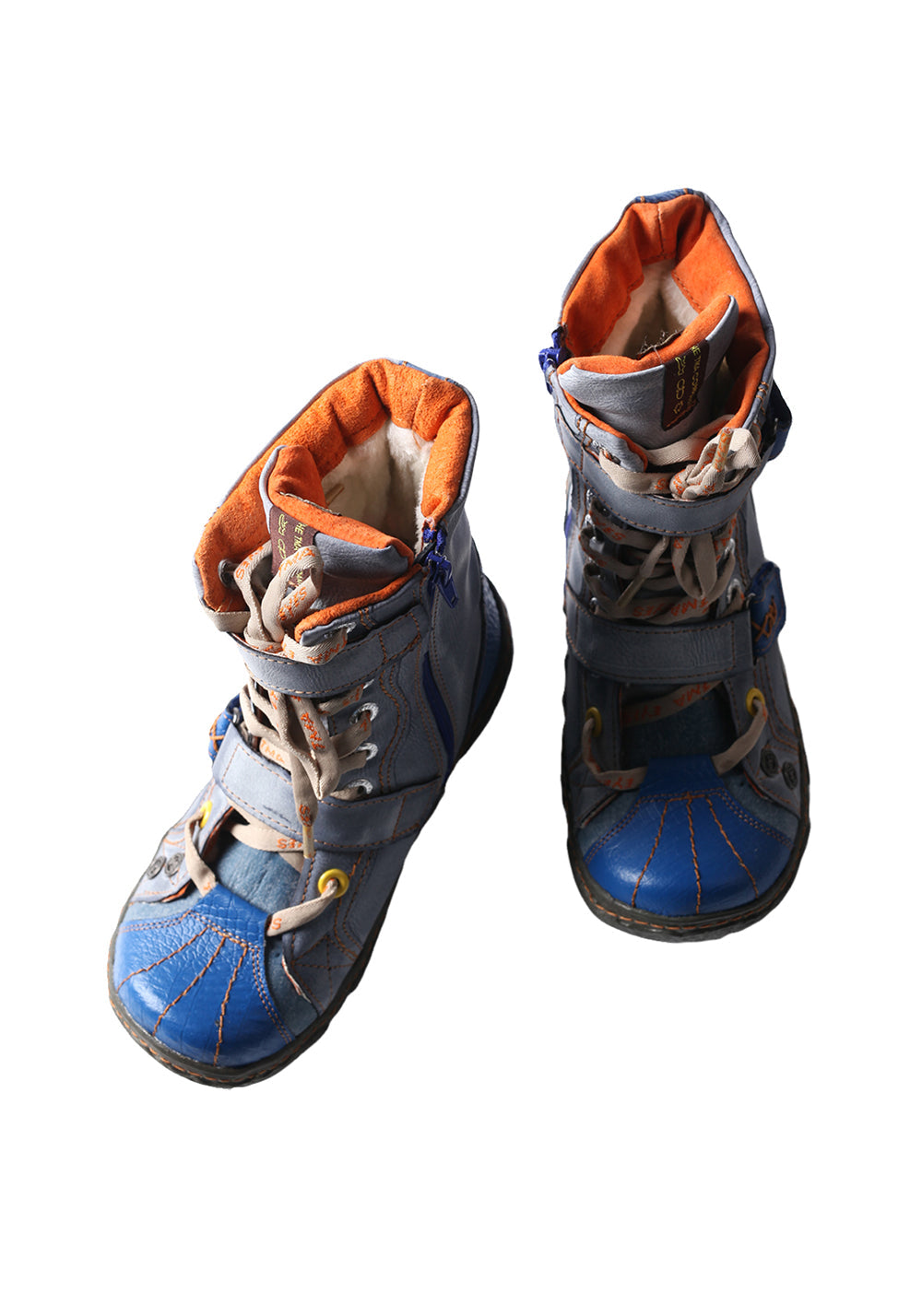 Fleece-Lined Hand-Stitched Mid-Calf Boots - Skipkicks