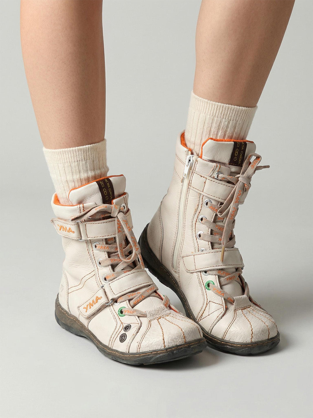 Fleece-Lined Hand-Stitched Mid-Calf Boots - Skipkicks