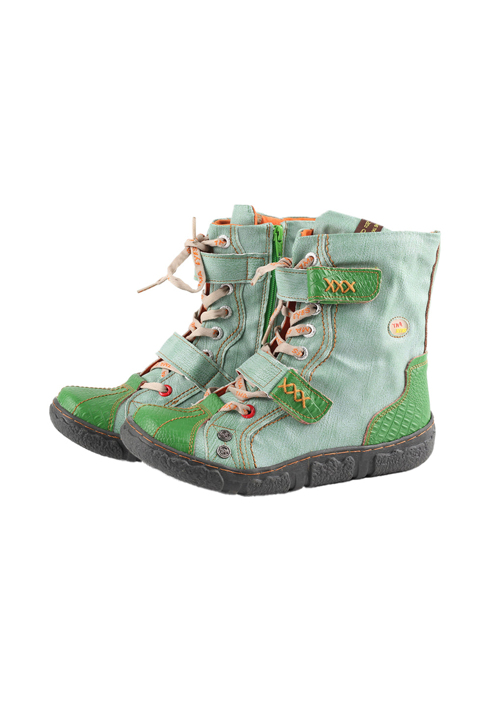 Fleece-Lined Hand-Stitched Mid-Calf Boots - Skipkicks