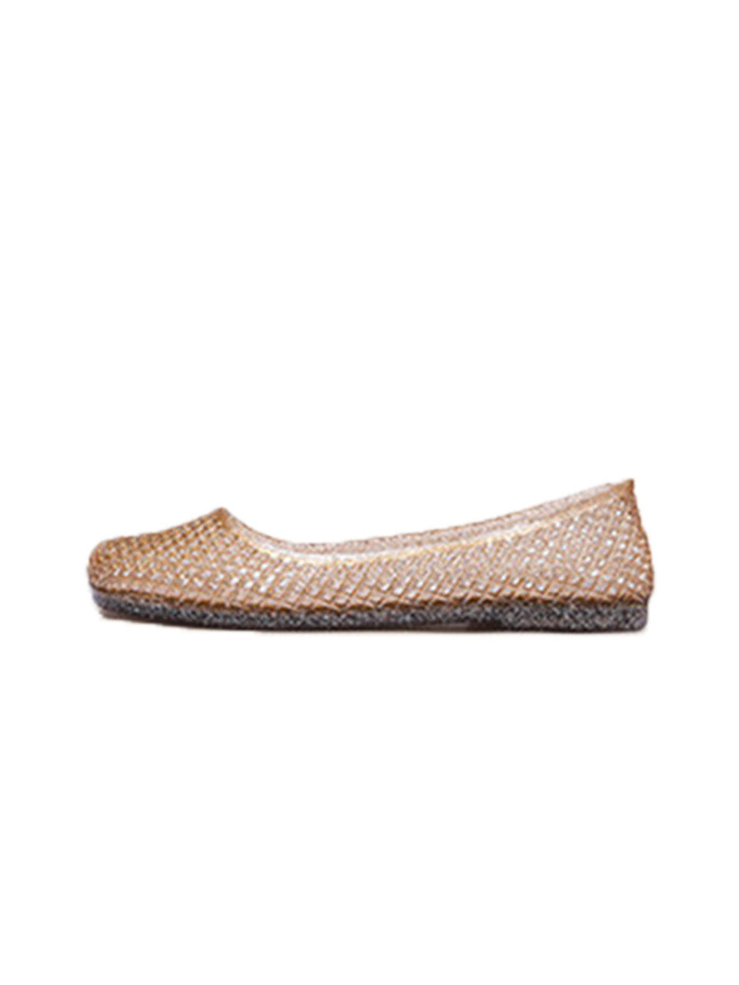 Glitter Mesh Jelly Ballet Flats - Skipkicks
