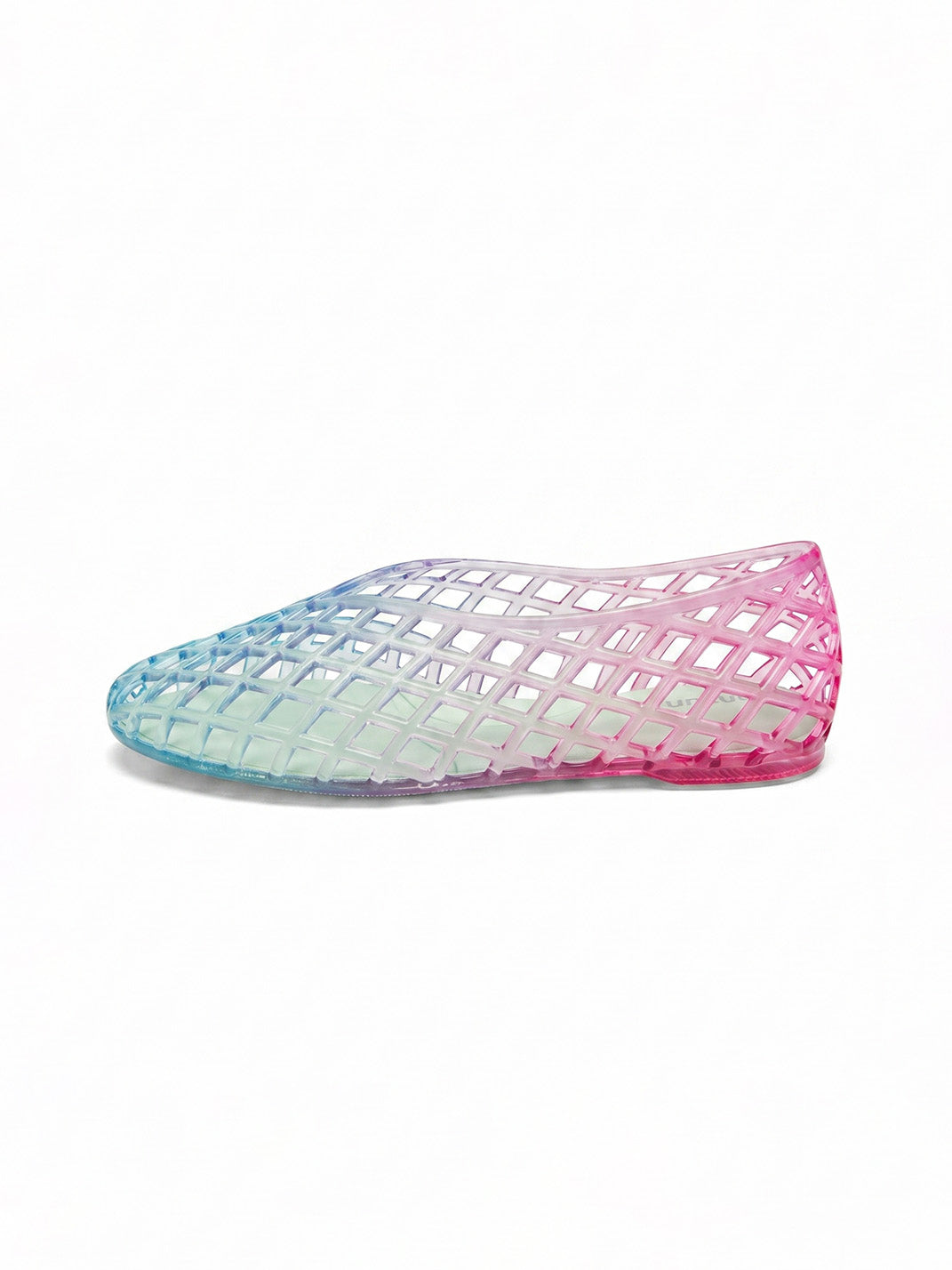 Gradient Rainbow Jelly Ballet Flats - Skipkicks