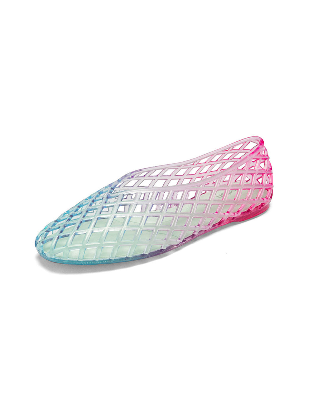 Gradient Rainbow Jelly Ballet Flats - Skipkicks