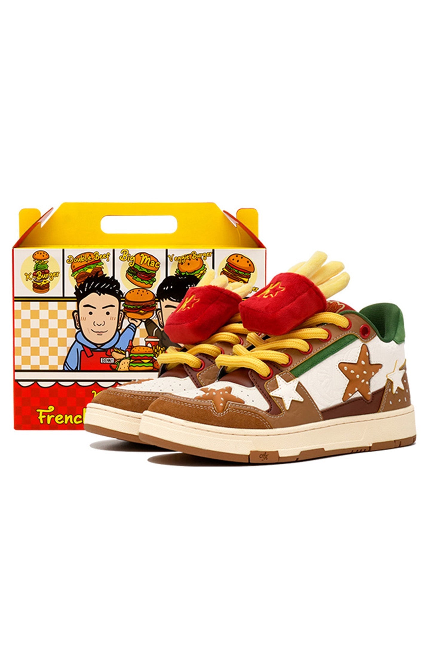 Hamburger Star High-Top Sneakers - Skipkicks
