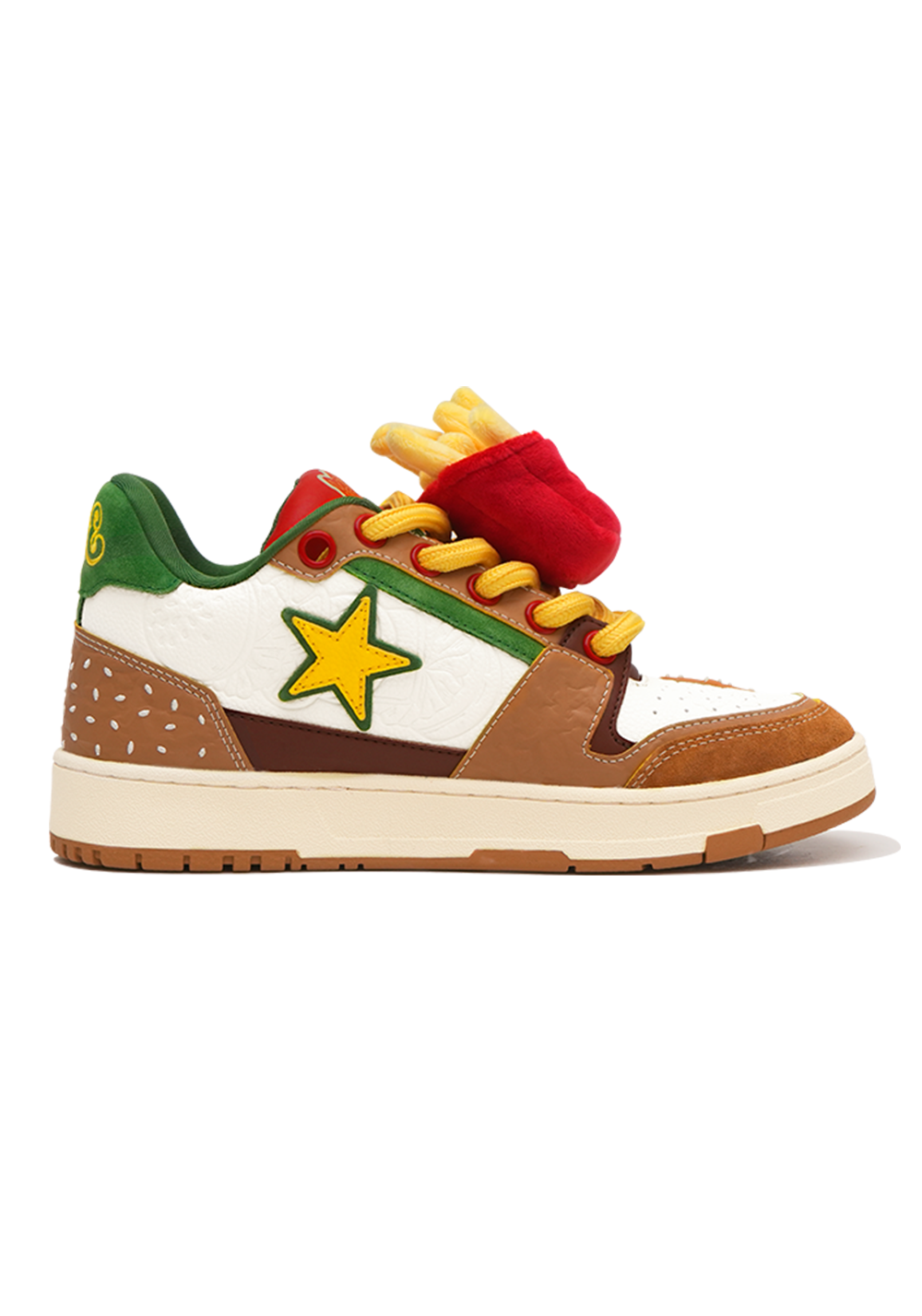 Hamburger Star High-Top Sneakers - Skipkicks