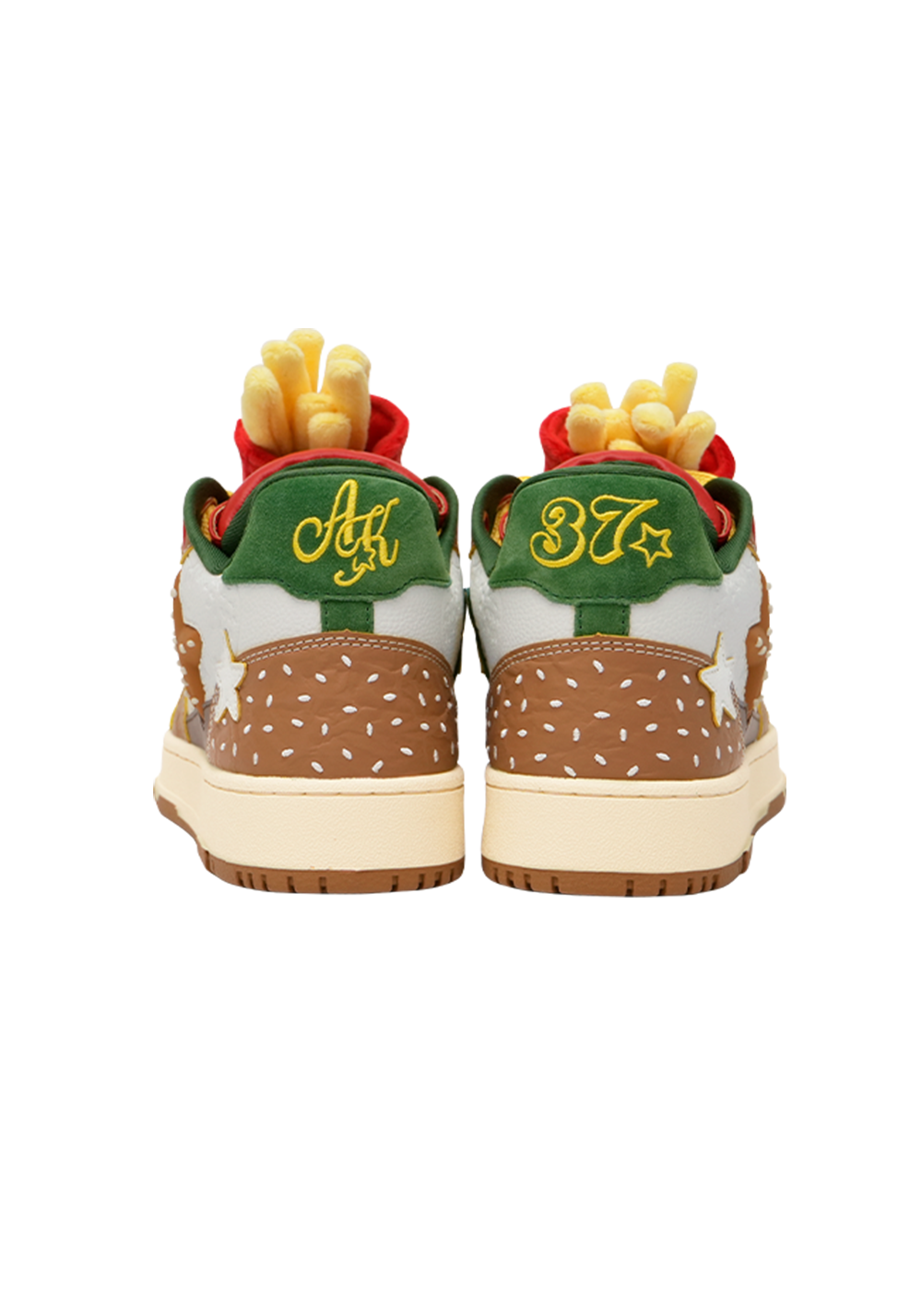 Hamburger Star High-Top Sneakers - Skipkicks