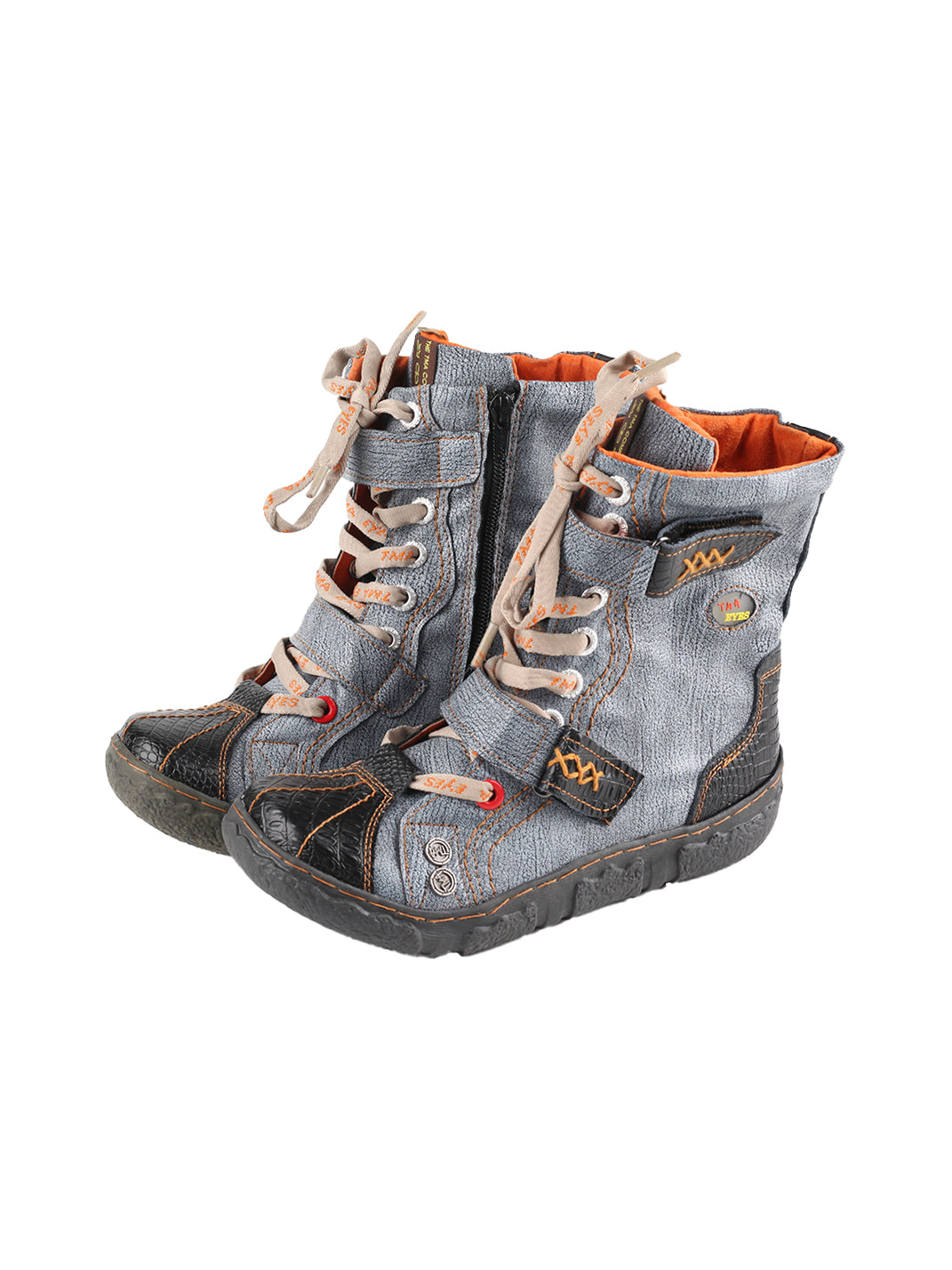 Hand-Stitched Flat Mid-Calf Boots
