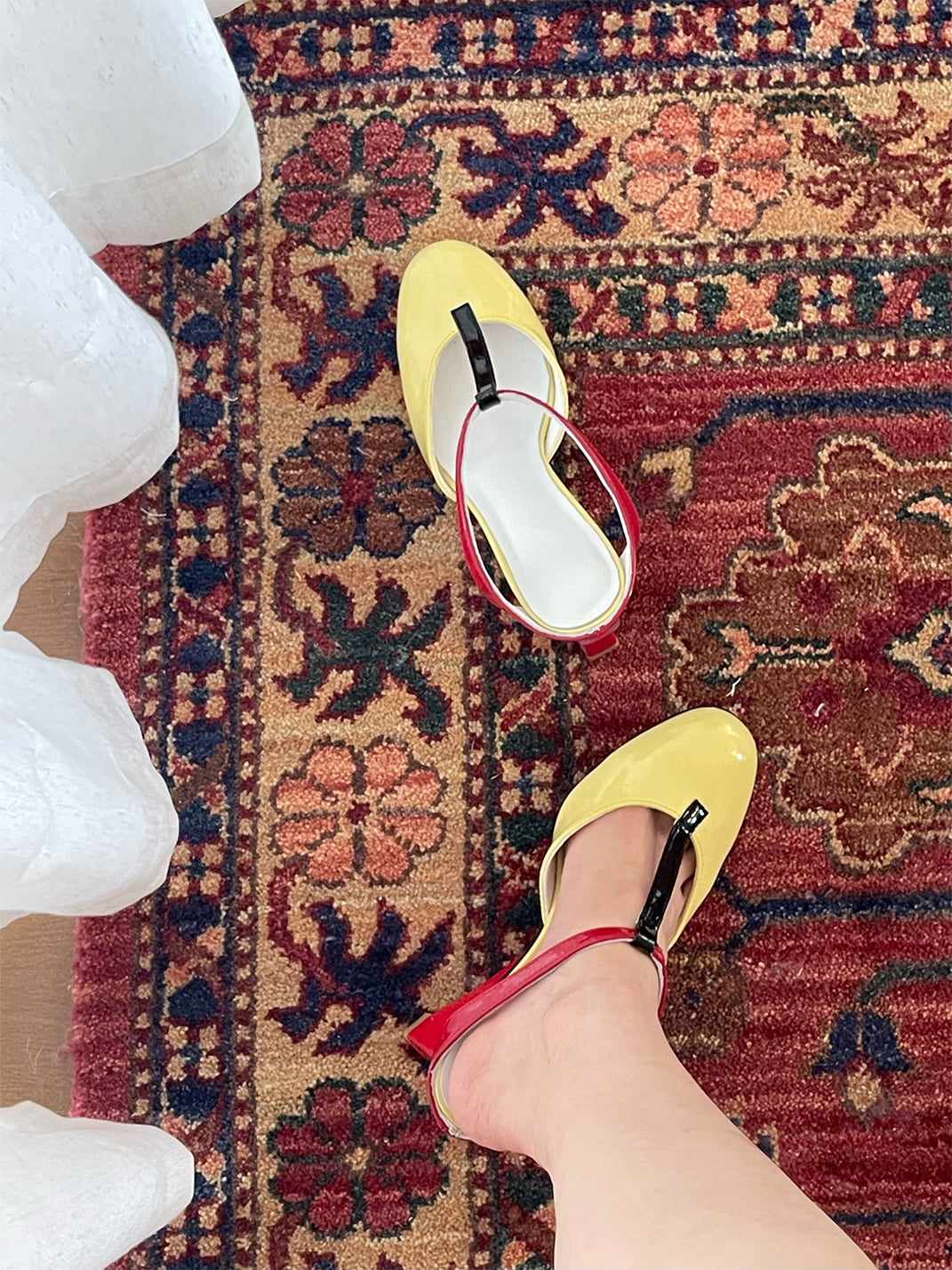 Leopard-Panel Colorblock 8 cm Heeled Mules - Skipkicks