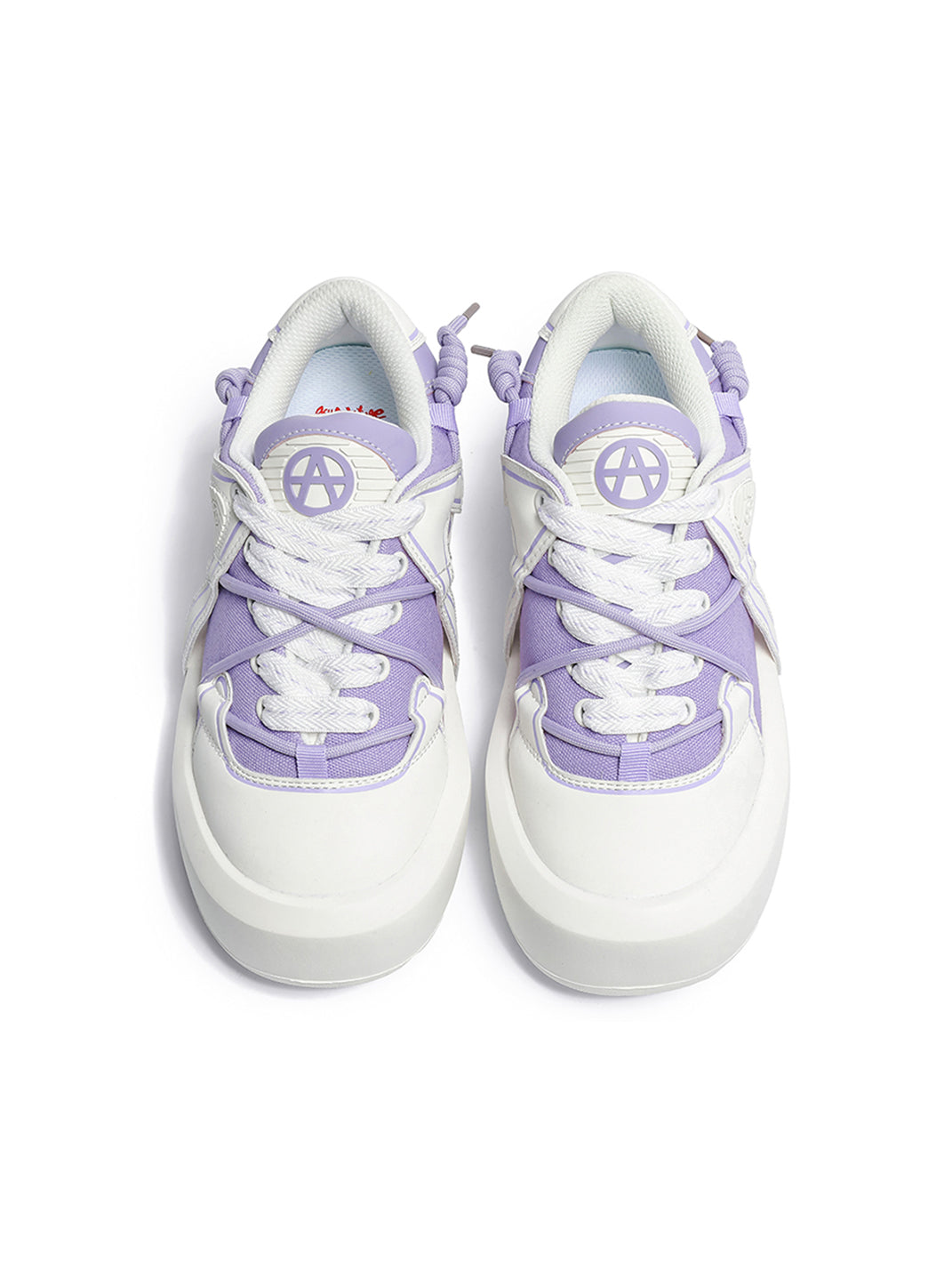 Ivory Buckle-Lace Platform Sneakers - Skipkicks
