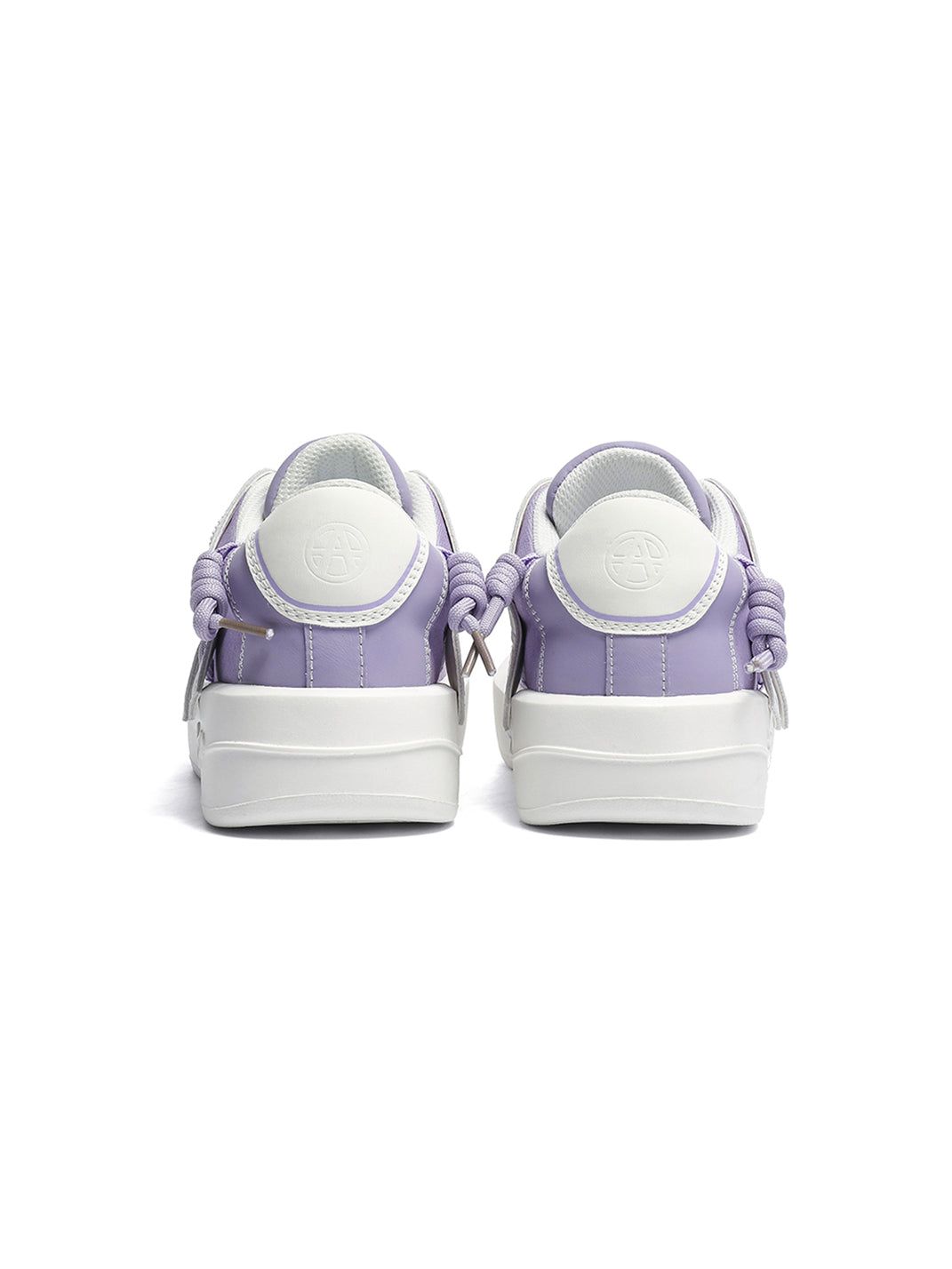 Ivory Buckle-Lace Platform Sneakers - Skipkicks