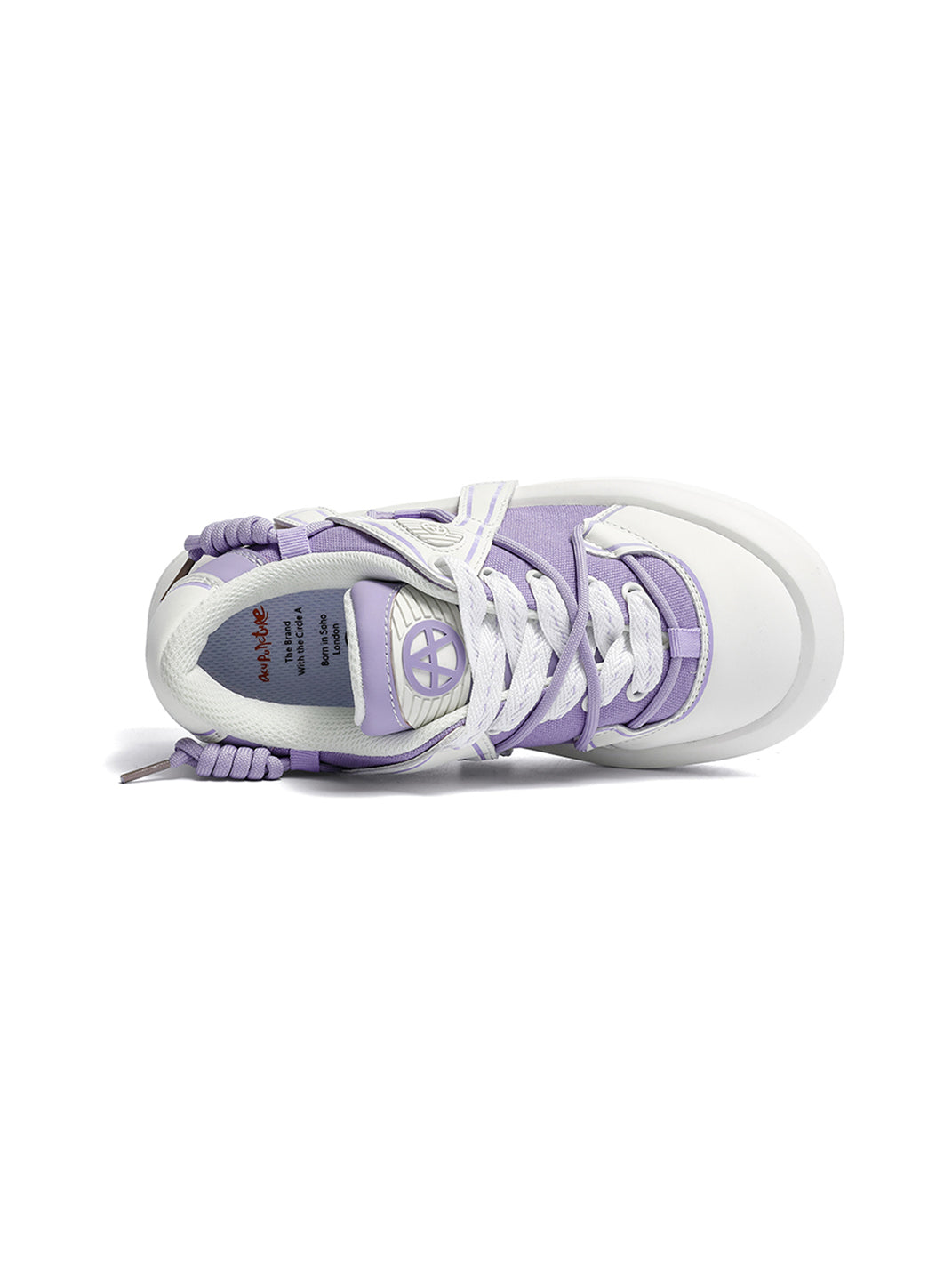 Ivory Buckle-Lace Platform Sneakers - Skipkicks