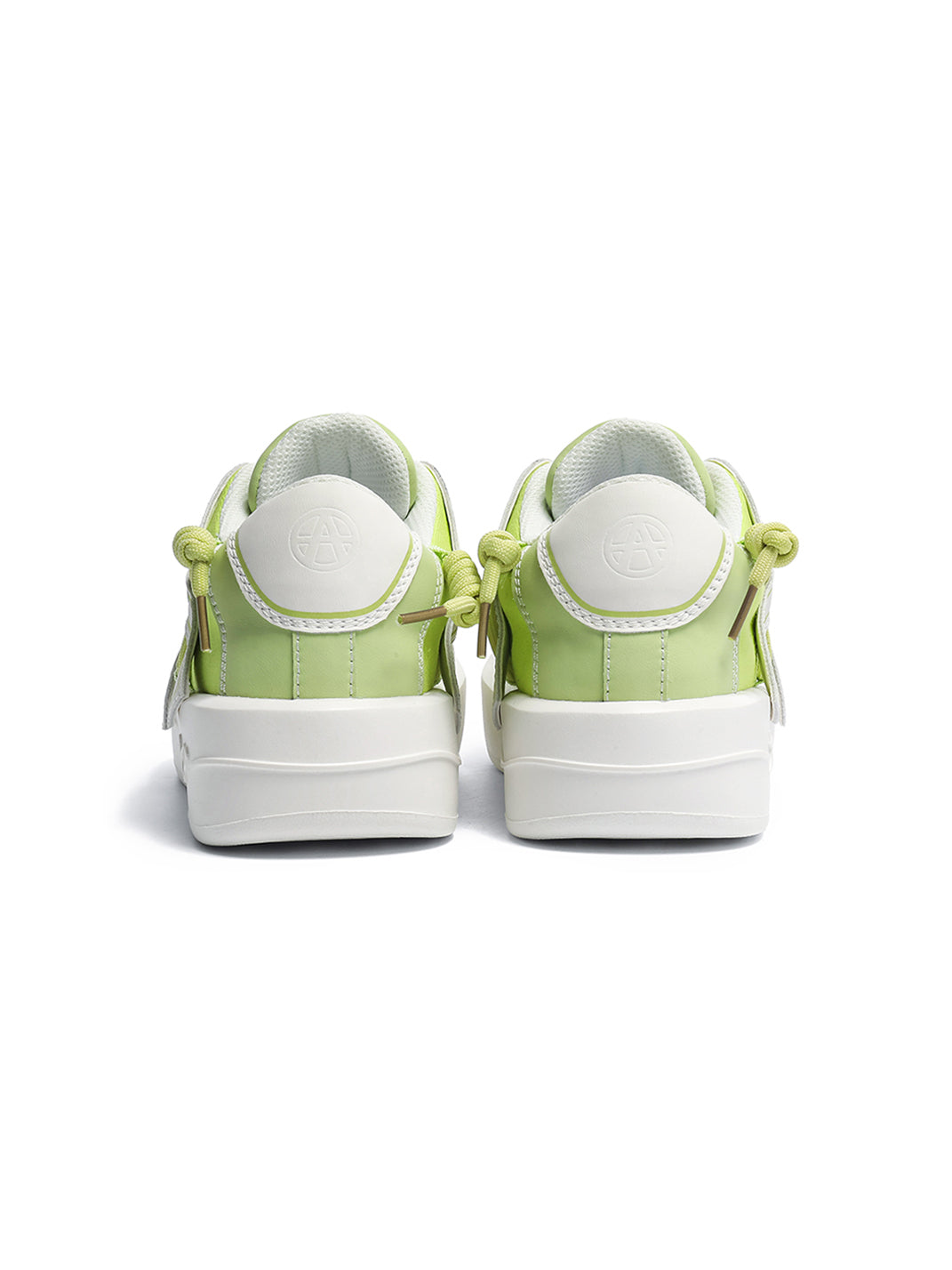 Ivory Buckle-Lace Platform Sneakers - Skipkicks