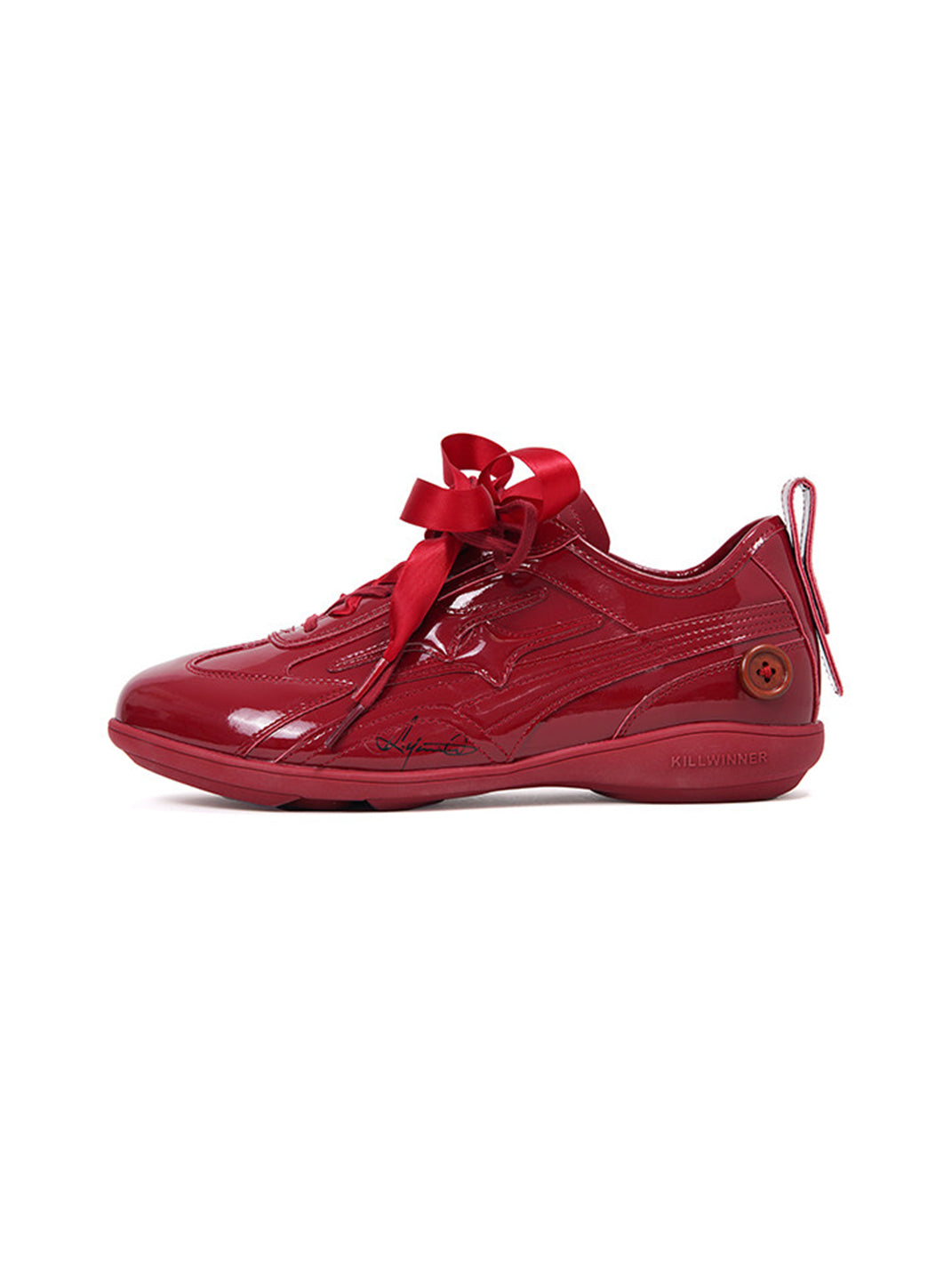 Crimson Tonal Athletic Runner Sneakers - Skipkicks