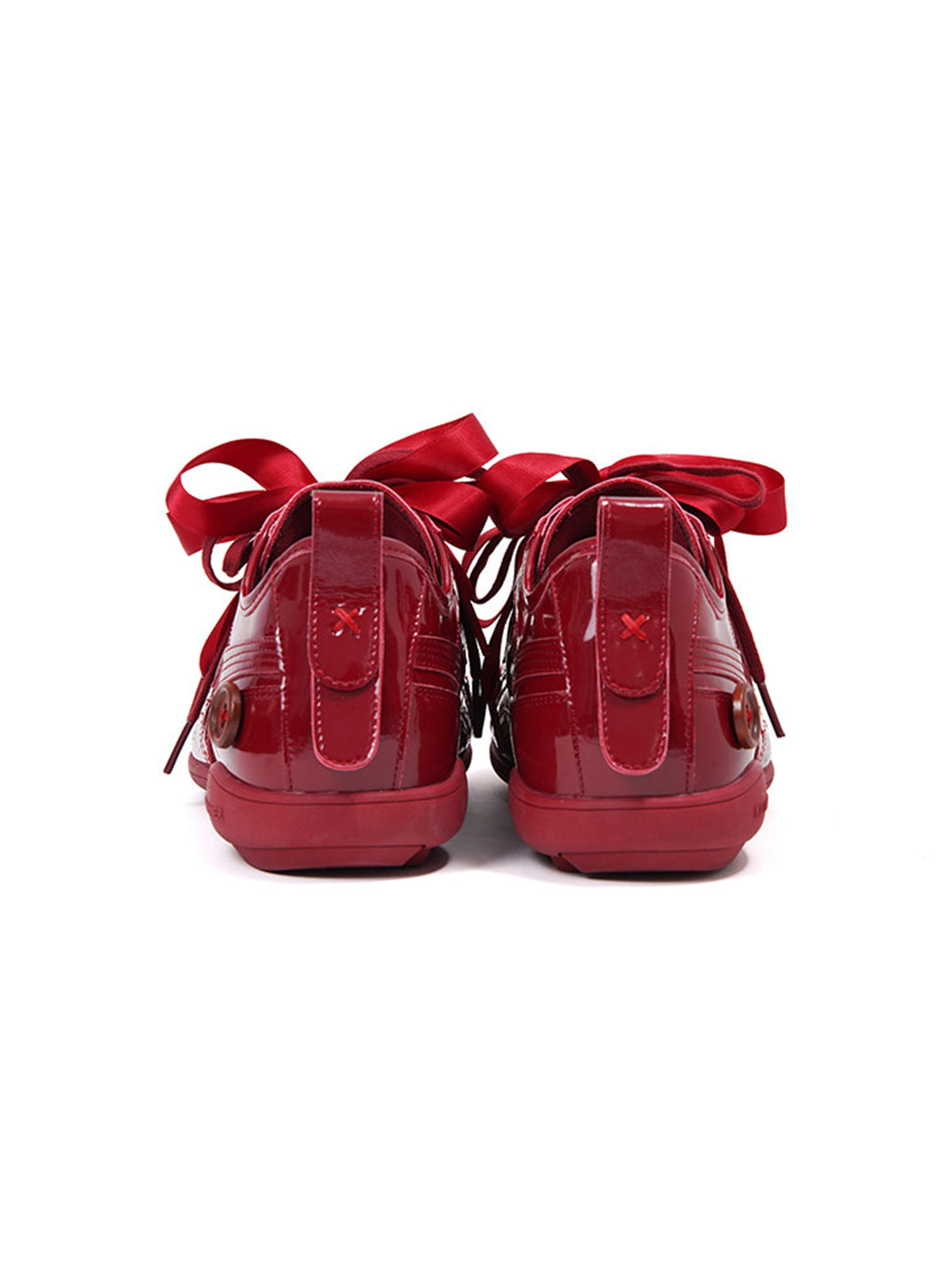 Crimson Tonal Athletic Runner Sneakers - Skipkicks