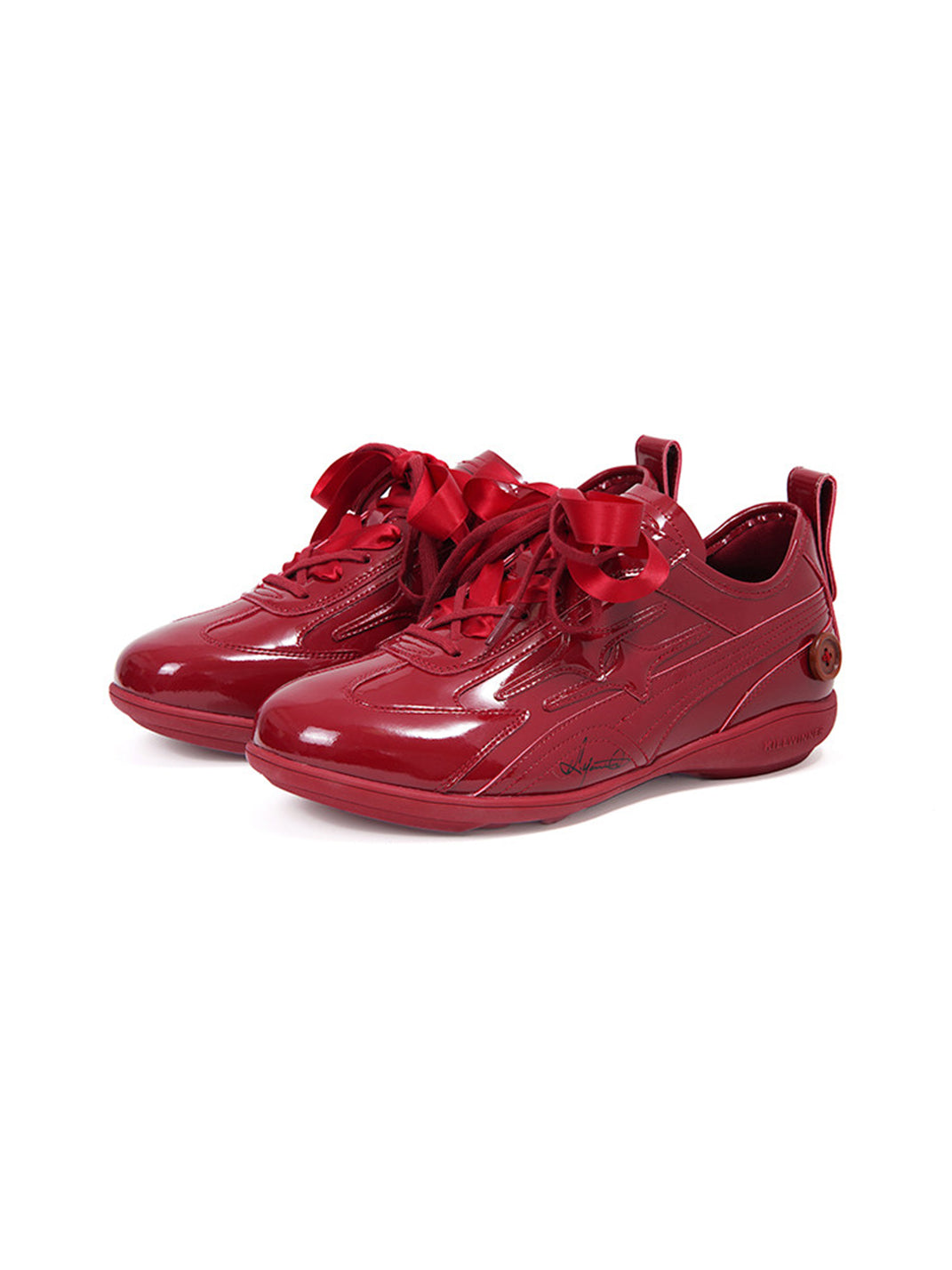 Crimson Tonal Athletic Runner Sneakers - Skipkicks