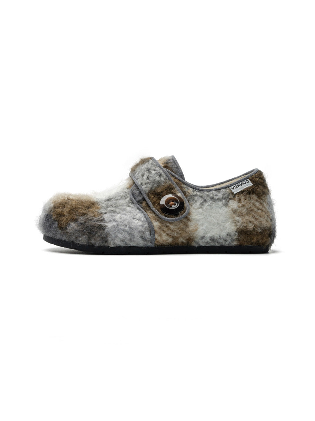 Leopard Faux-Fur Velcro Slip-On Shoes - Skipkicks
