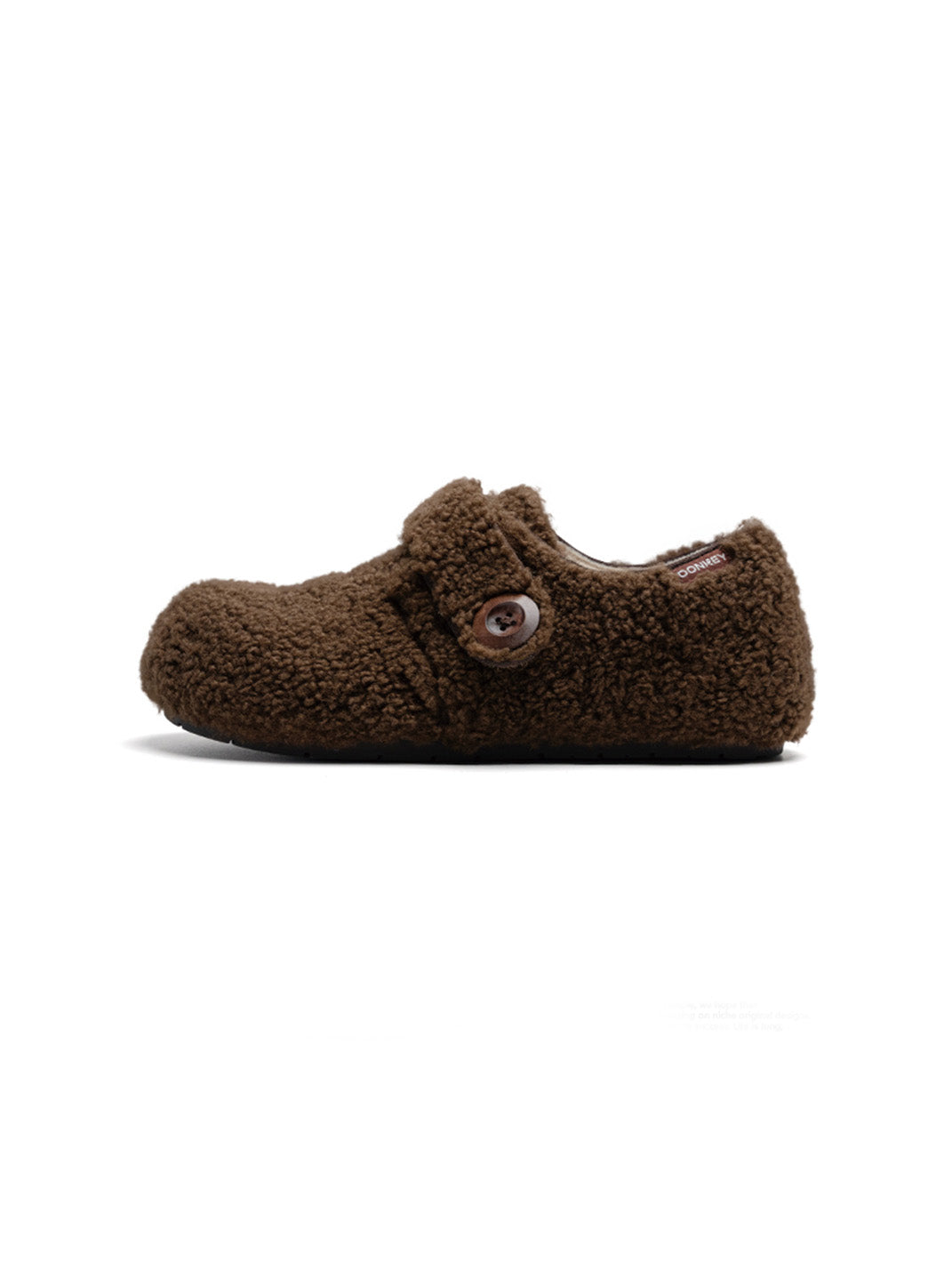 Leopard Faux-Fur Velcro Slip-On Shoes - Skipkicks