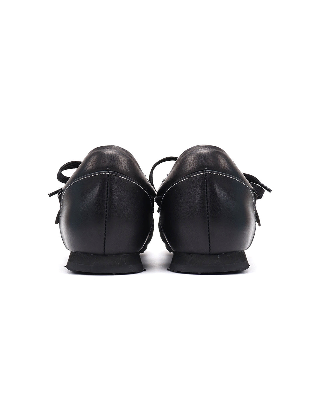 Metal-Panel Leather German Trainer Sneakers - Skipkicks
