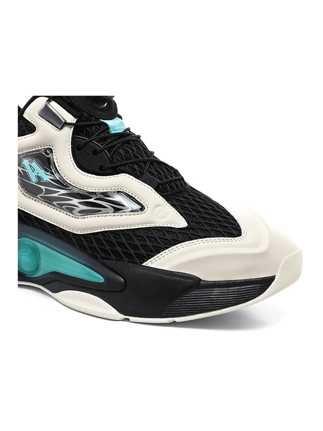 Black Air-Cushion Runner Sneakers - Skipkicks