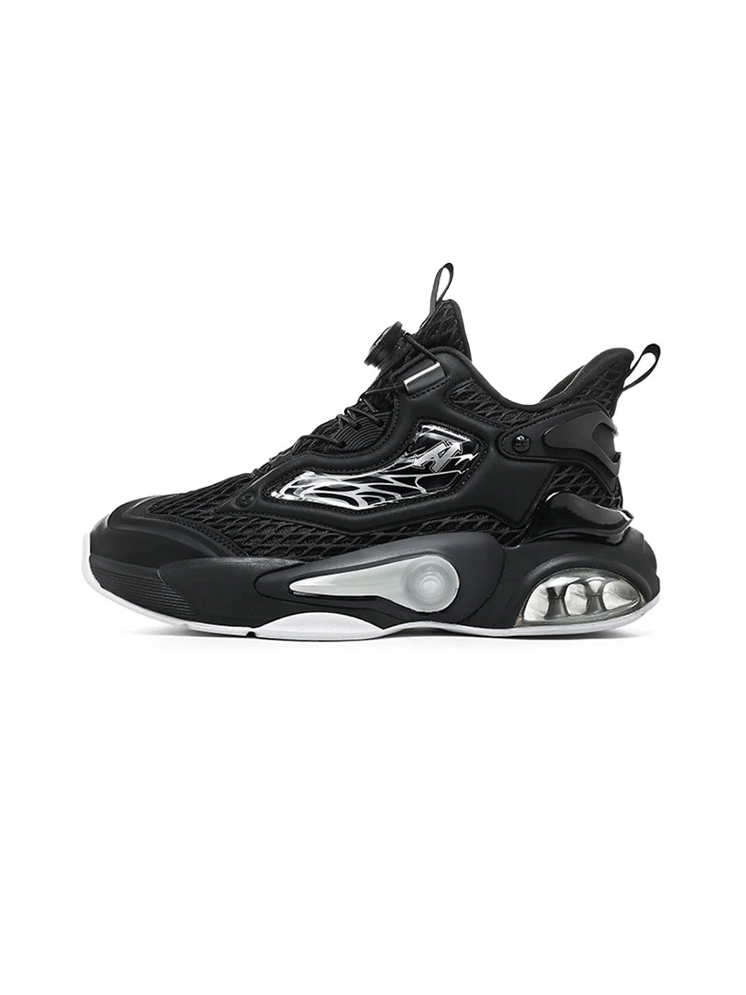 Black Air-Cushion Runner Sneakers - Skipkicks