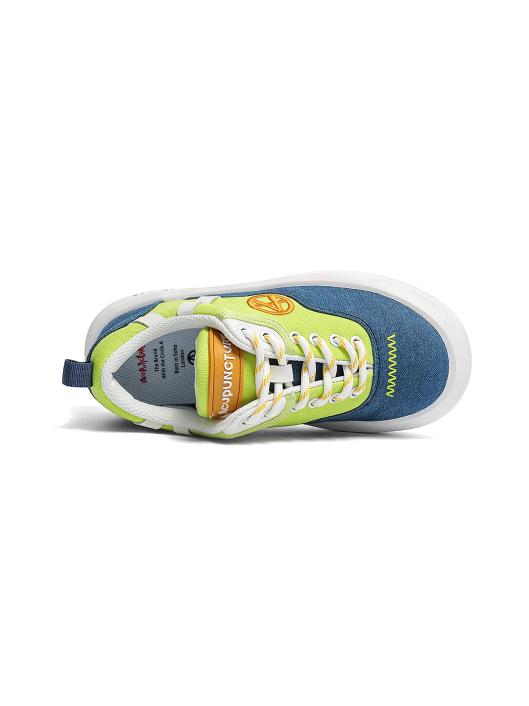 Neon Colorblock Canvas Platform Sneakers - Skipkicks