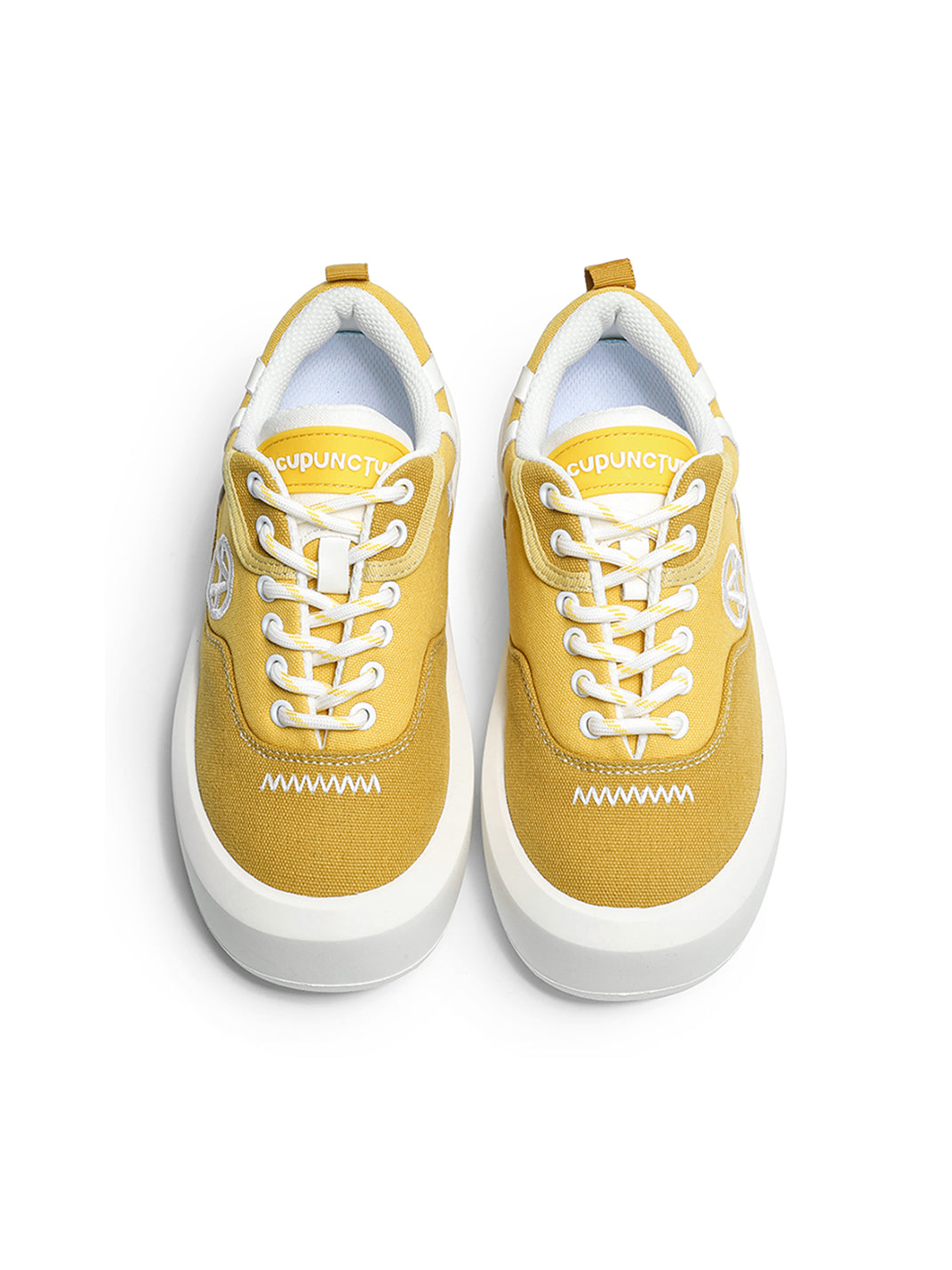 Neon Colorblock Canvas Platform Sneakers - Skipkicks