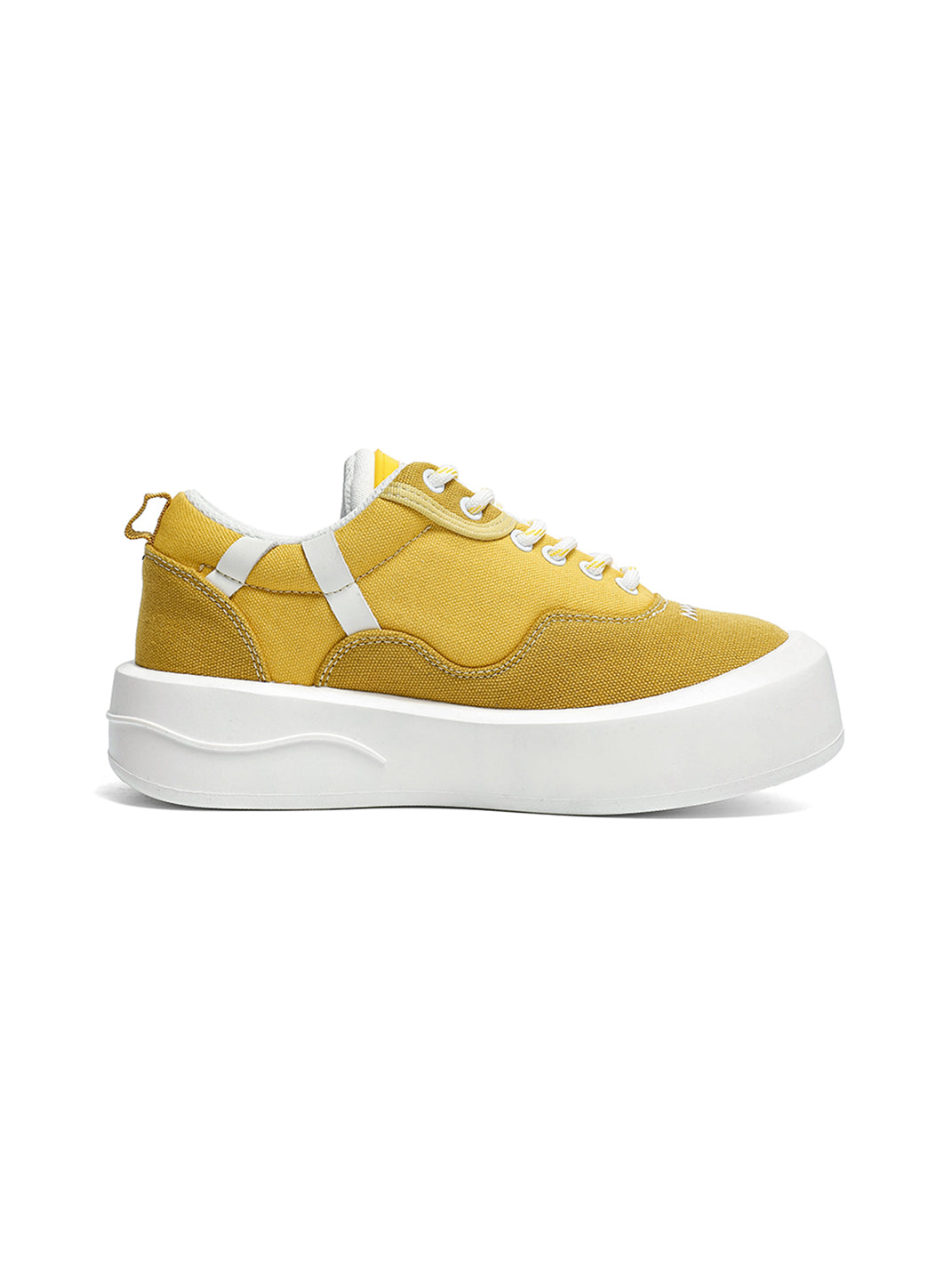 Neon Colorblock Canvas Platform Sneakers - Skipkicks