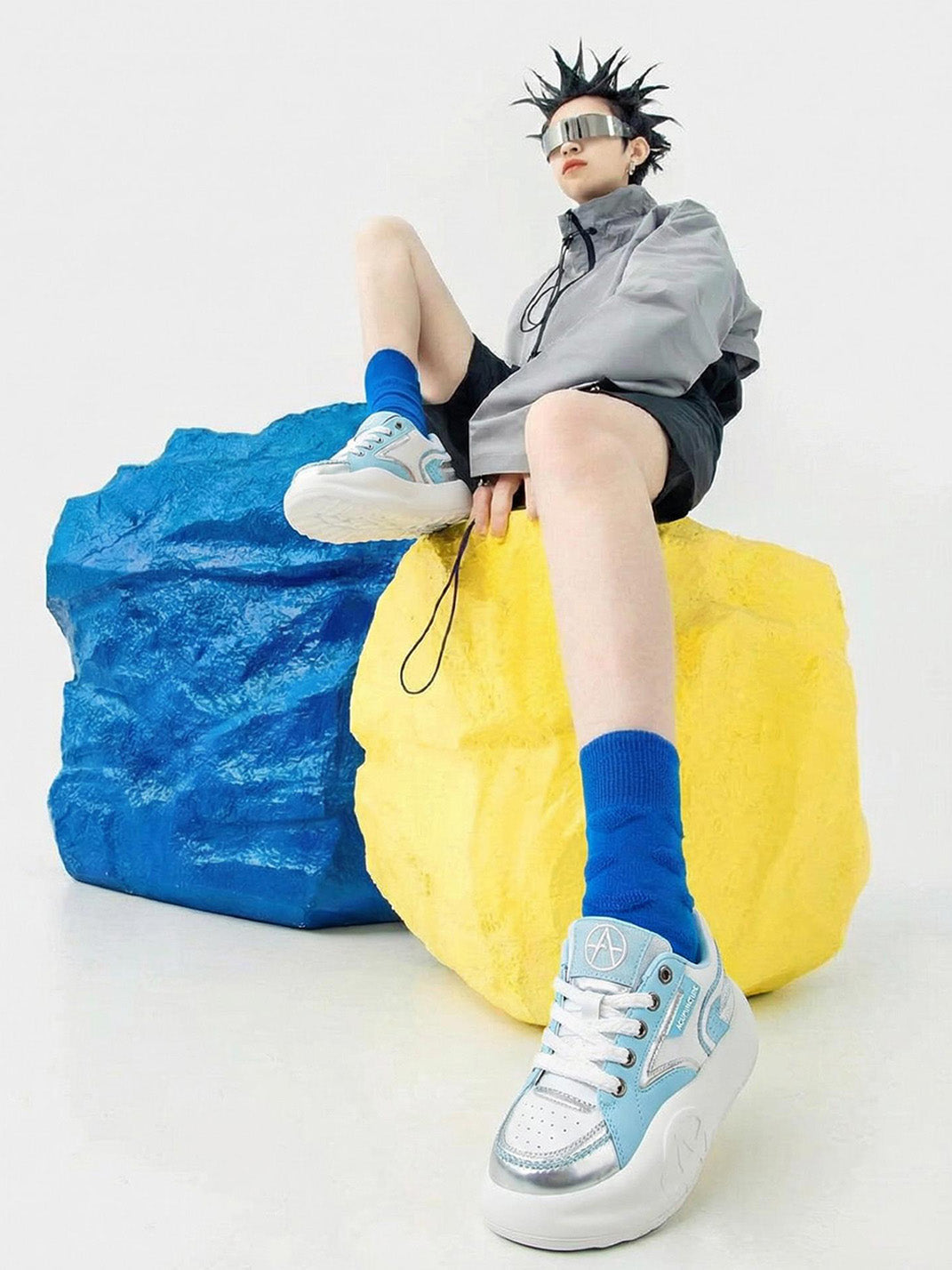 Pastel Breathable Platform Runner Sneakers - Skipkicks