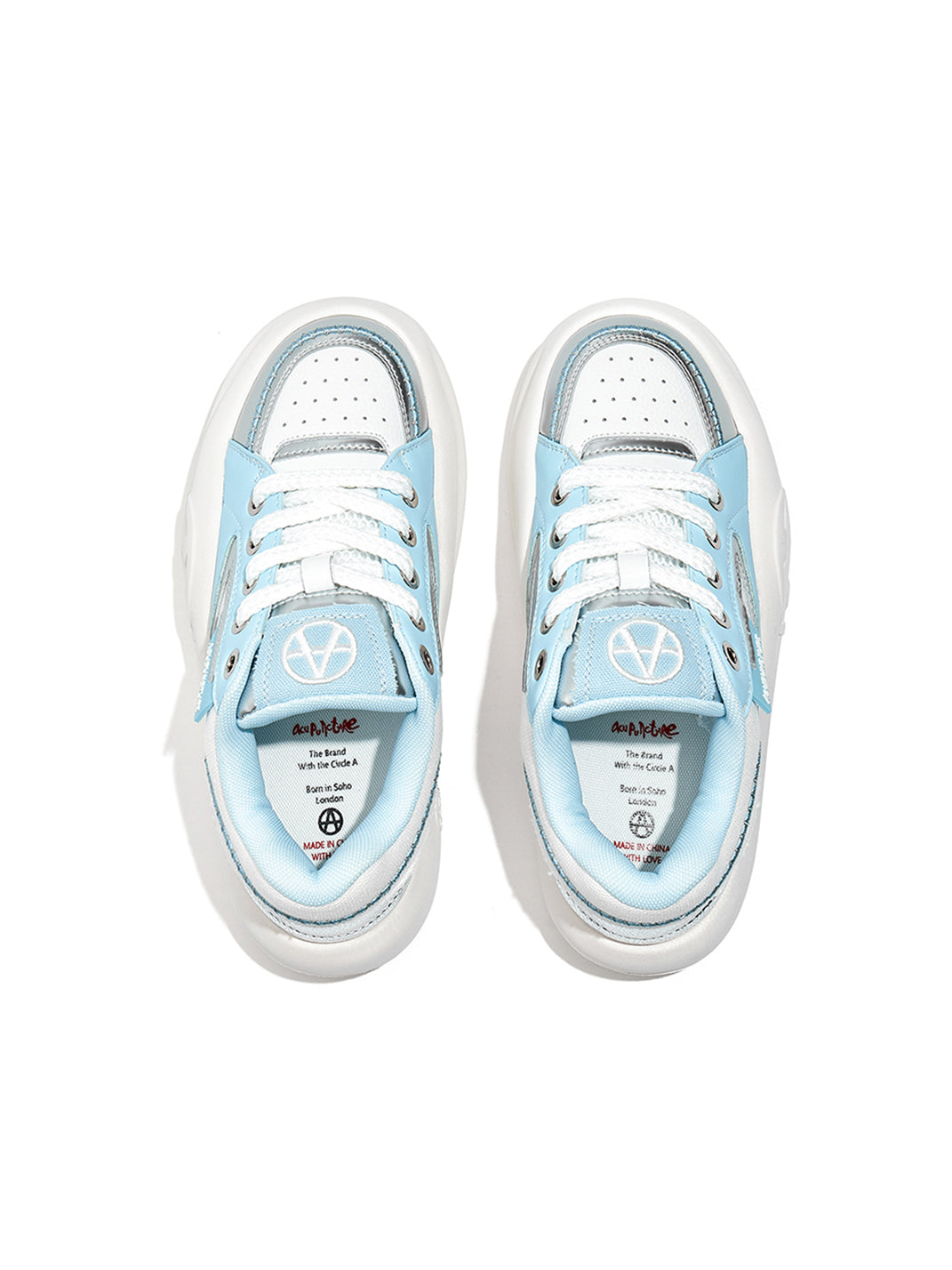 Pastel Breathable Platform Runner Sneakers - Skipkicks