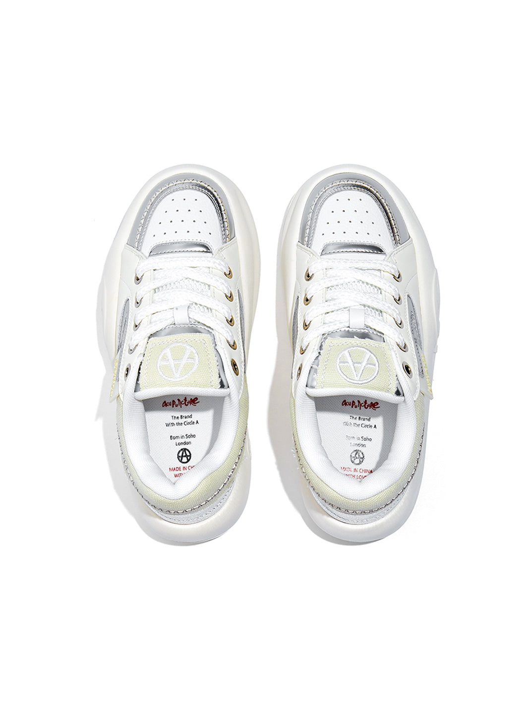 Pastel Breathable Platform Runner Sneakers - Skipkicks