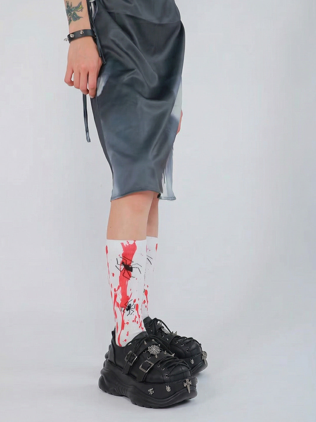 Buckle-Cage Chunky Platform Sneakers - Skipkicks