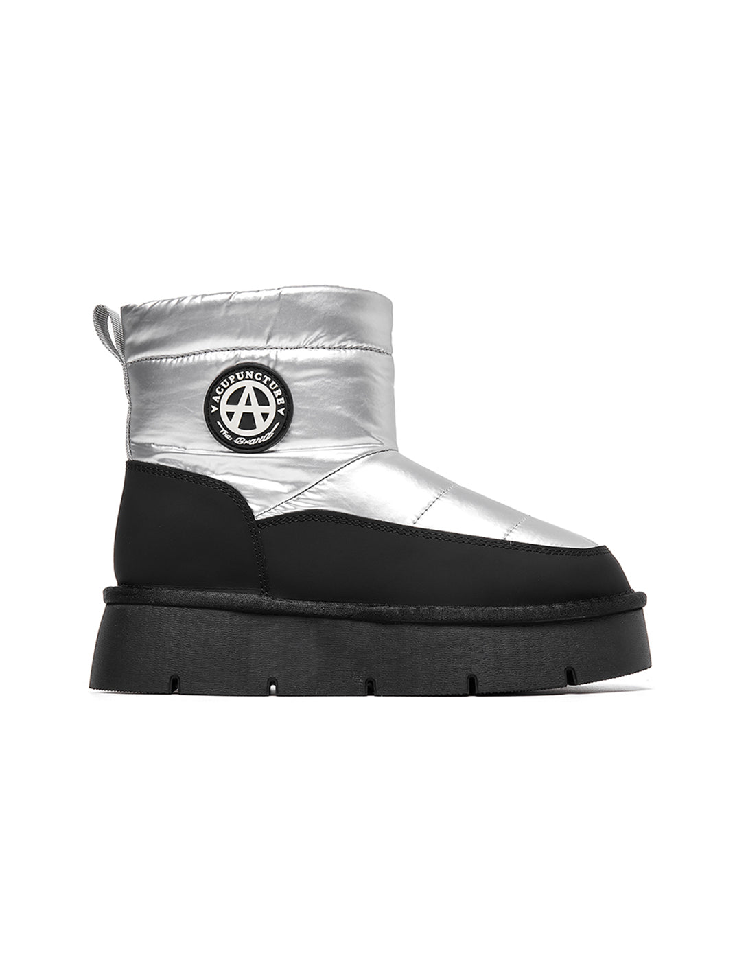 Pink Quilted Platform Snow Boots - Skipkicks