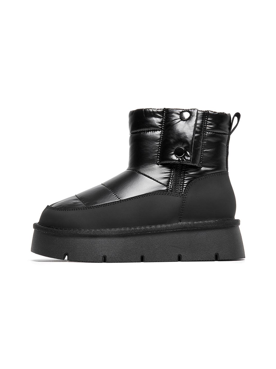 Pink Quilted Platform Snow Boots - Skipkicks
