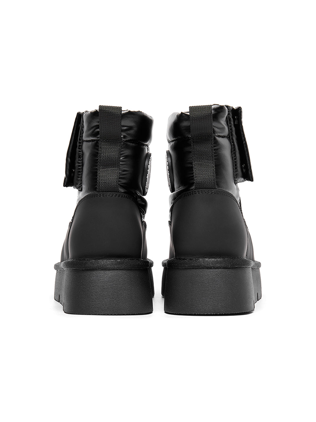 Pink Quilted Platform Snow Boots - Skipkicks