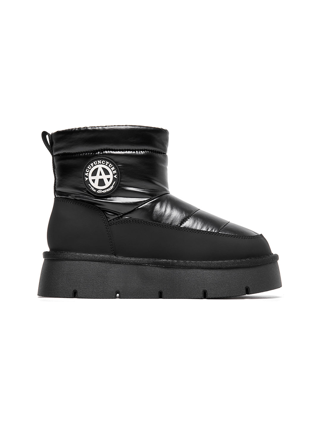 Pink Quilted Platform Snow Boots - Skipkicks