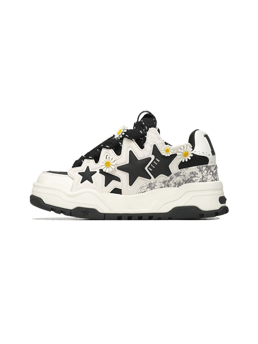 Reflective Daisy Star Chunky Sneakers - Skipkicks
