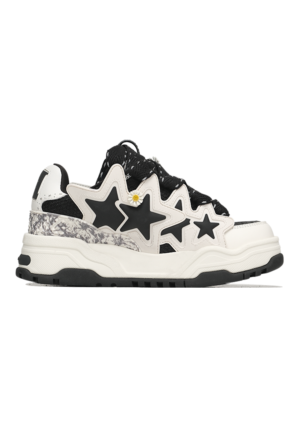 Reflective Daisy Star Chunky Sneakers - Skipkicks