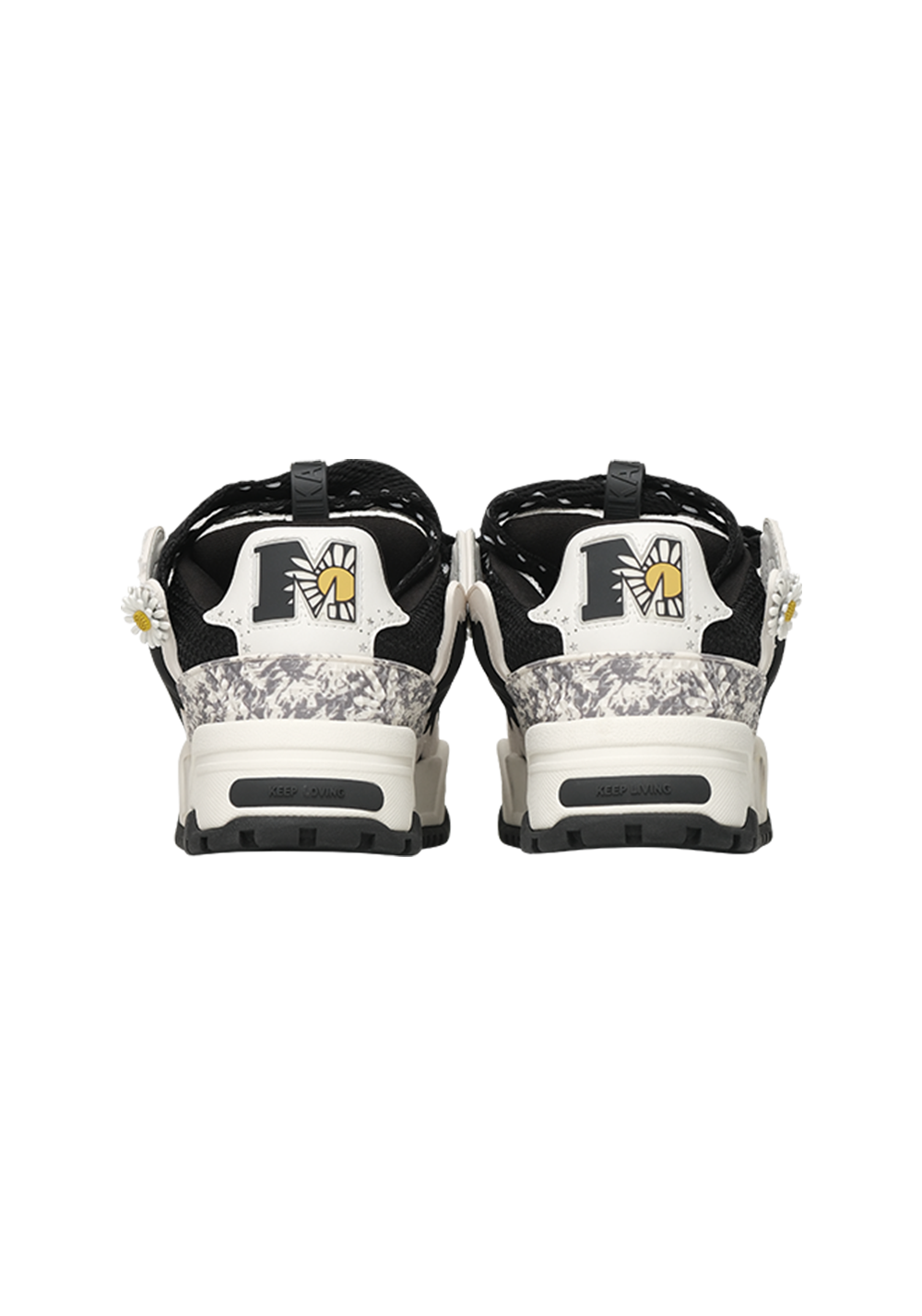 Reflective Daisy Star Chunky Sneakers - Skipkicks