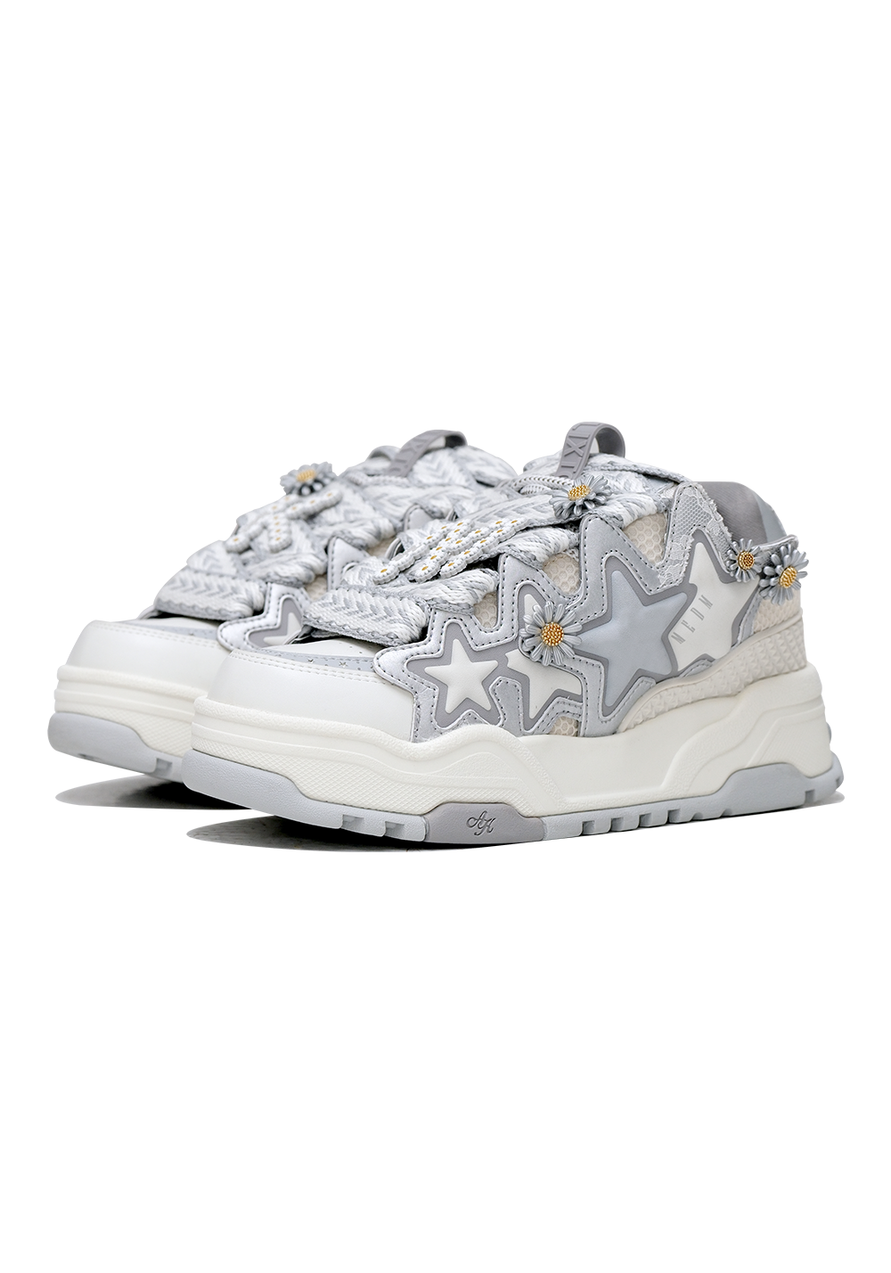 Reflective Daisy Star Chunky Sneakers - Skipkicks