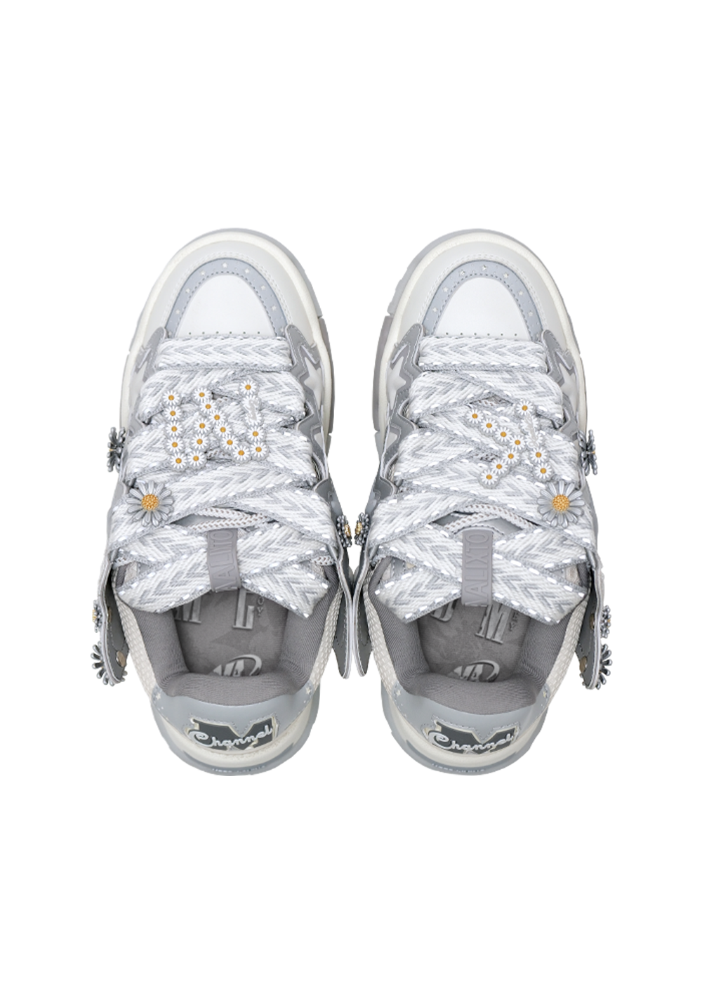 Reflective Daisy Star Chunky Sneakers - Skipkicks