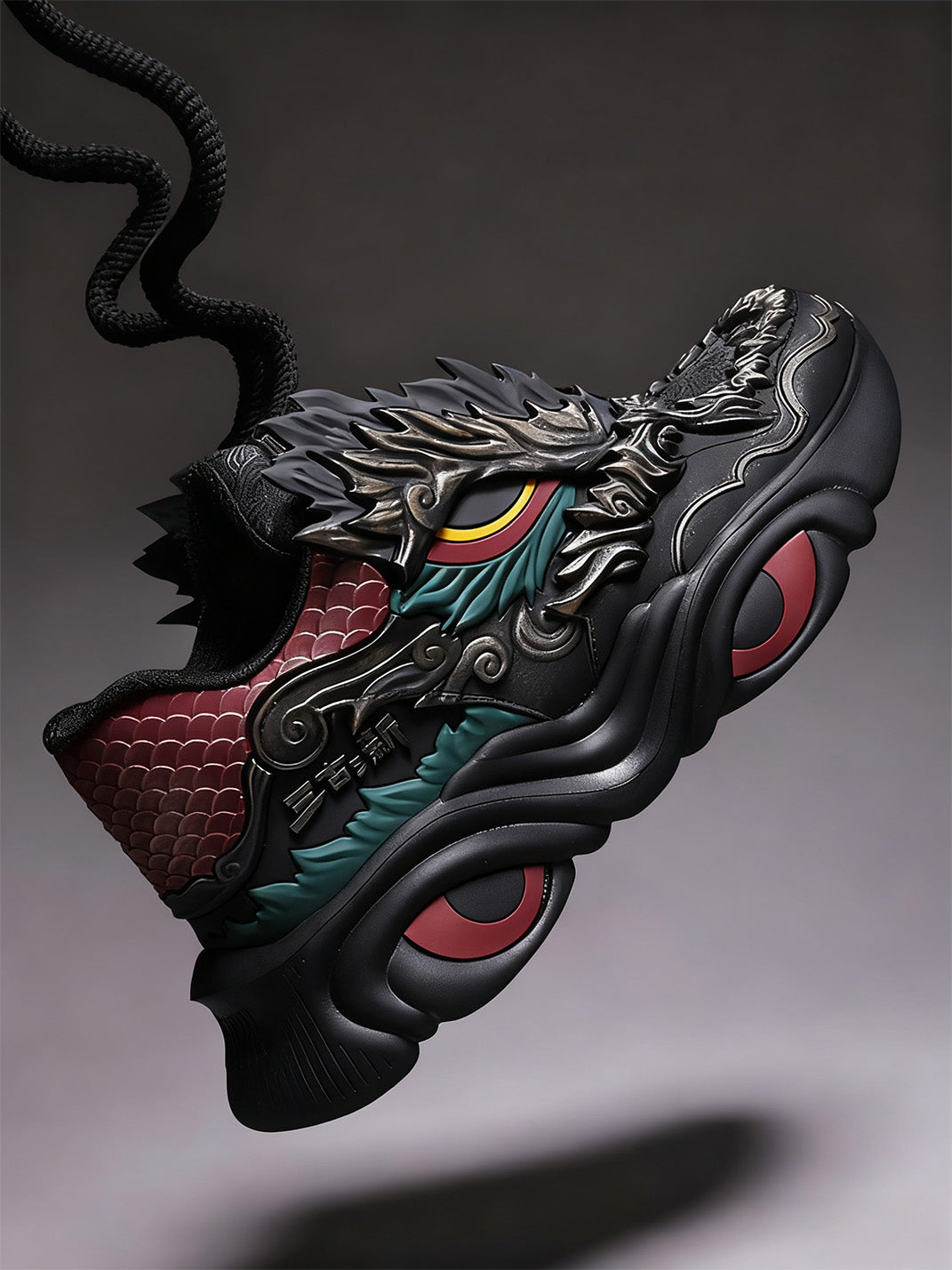 Dragon Crest Chunky Runner Sneakers - Skipkicks
