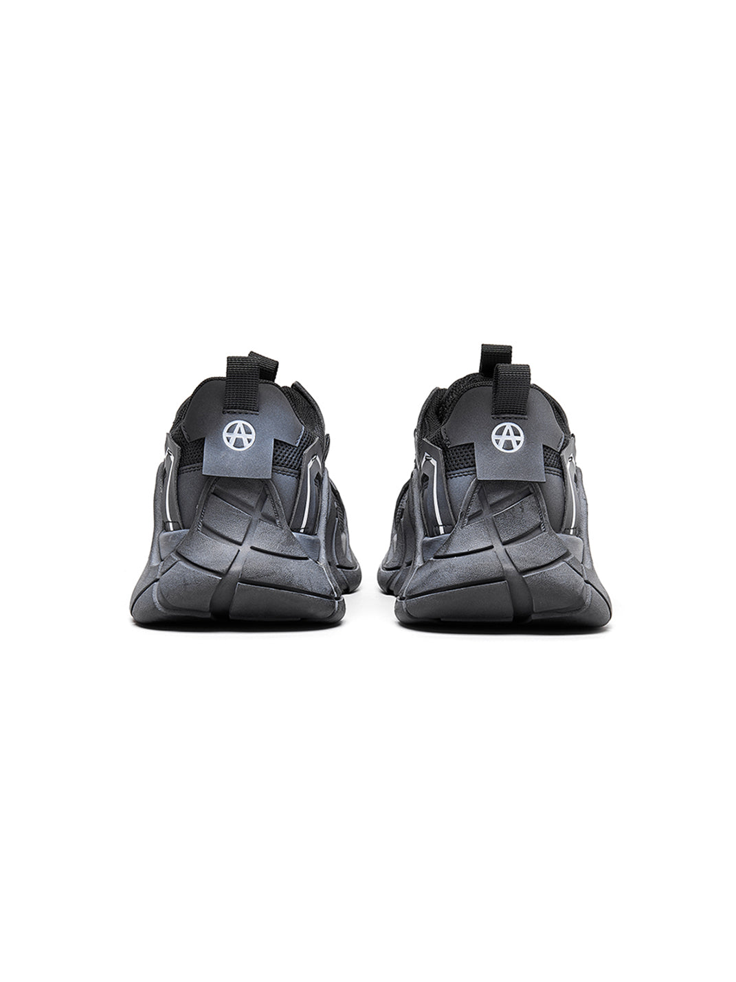 Silver Cage-Panel Platform Sneakers - Skipkicks
