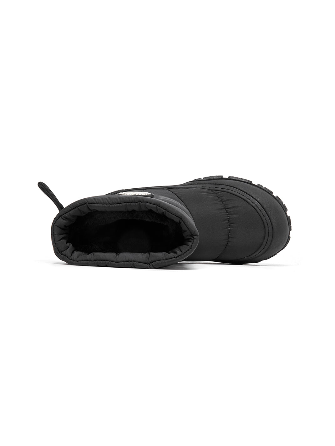Silver Drawstring Puffer Snow Boots - Skipkicks
