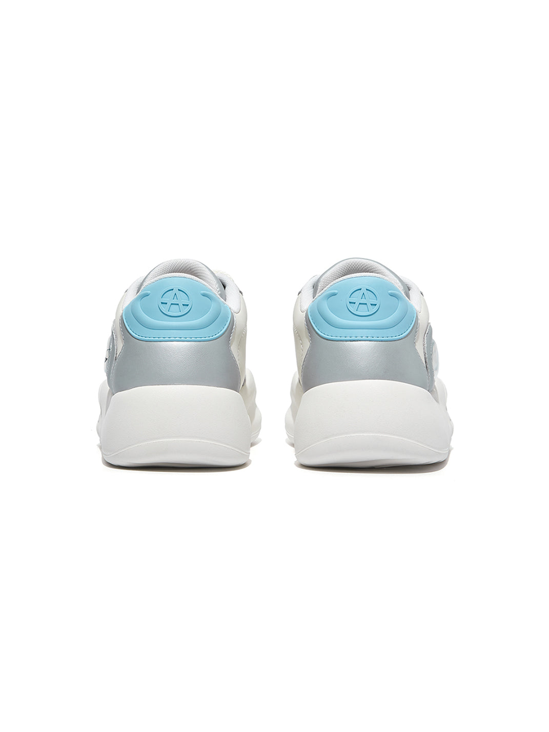 Silver Metallic PU Platform Sneakers - Skipkicks
