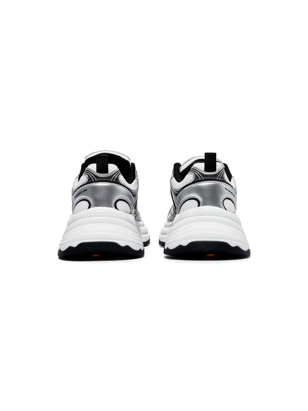 Silver Wave Chunky Dad Sneakers - Skipkicks