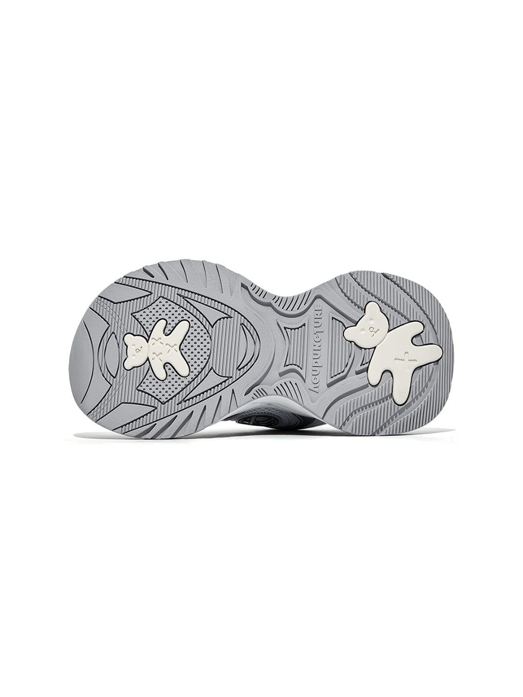 Silver Wave Chunky Dad Sneakers - Skipkicks