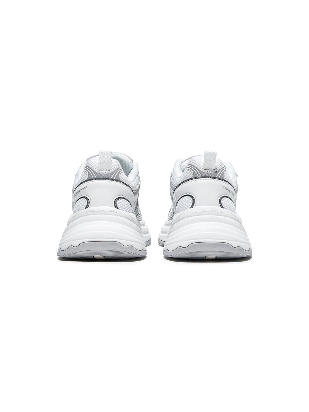 Silver Wave Chunky Dad Sneakers - Skipkicks