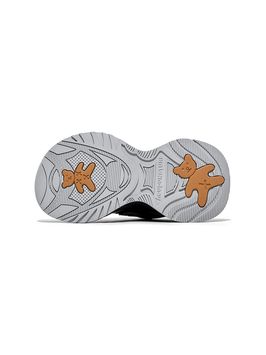 Silver Wave Chunky Dad Sneakers - Skipkicks