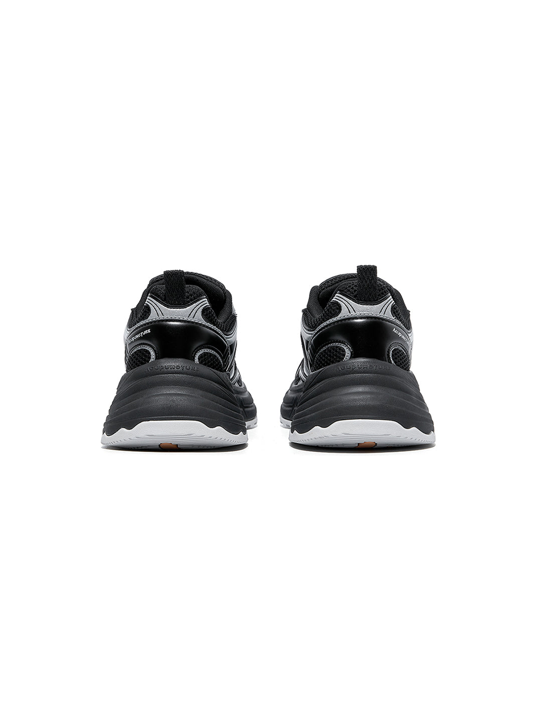 Silver Wave Chunky Dad Sneakers - Skipkicks