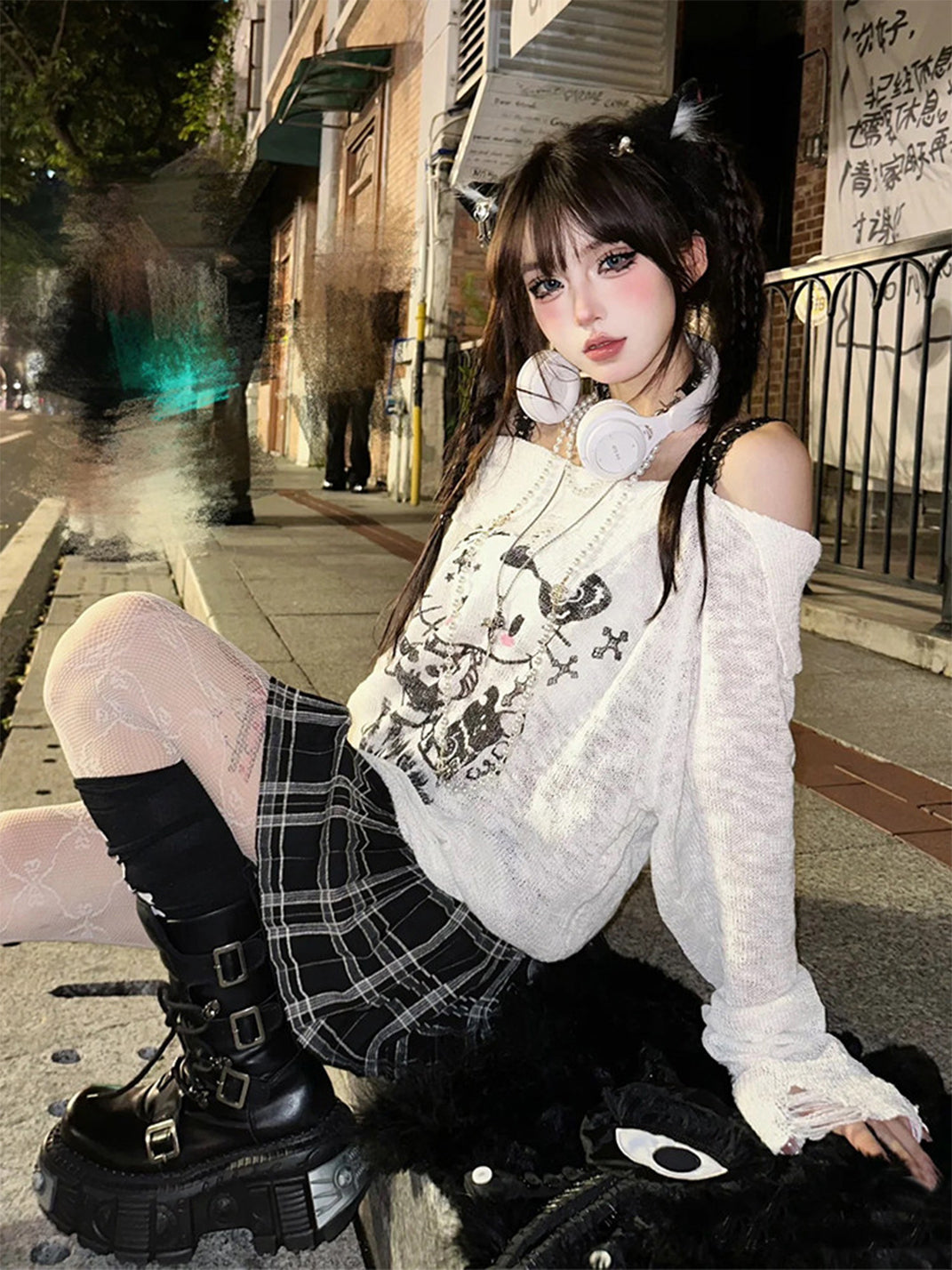 Multi-Buckle Platform Combat Boots - Skipkicks